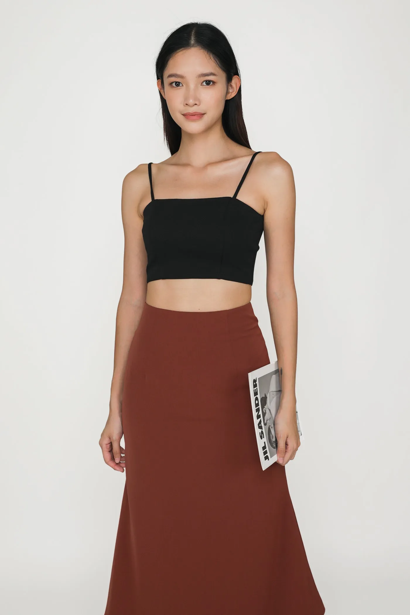 Gloria Fishtail Midi Skirt