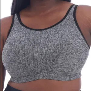 Goddess Non Wired Sports Bra Pewter Heather