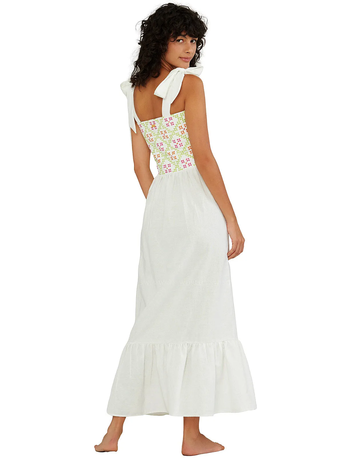Granny Embroidered Dress ::RET