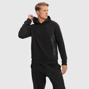 Graphic Sweat Hoodie - Black
