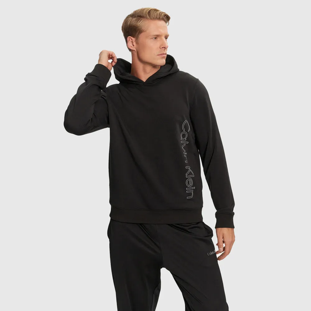 Graphic Sweat Hoodie - Black