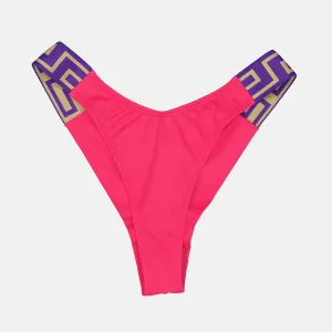 Greca Pink Bikini Bottoms