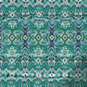 Green tones Ikat