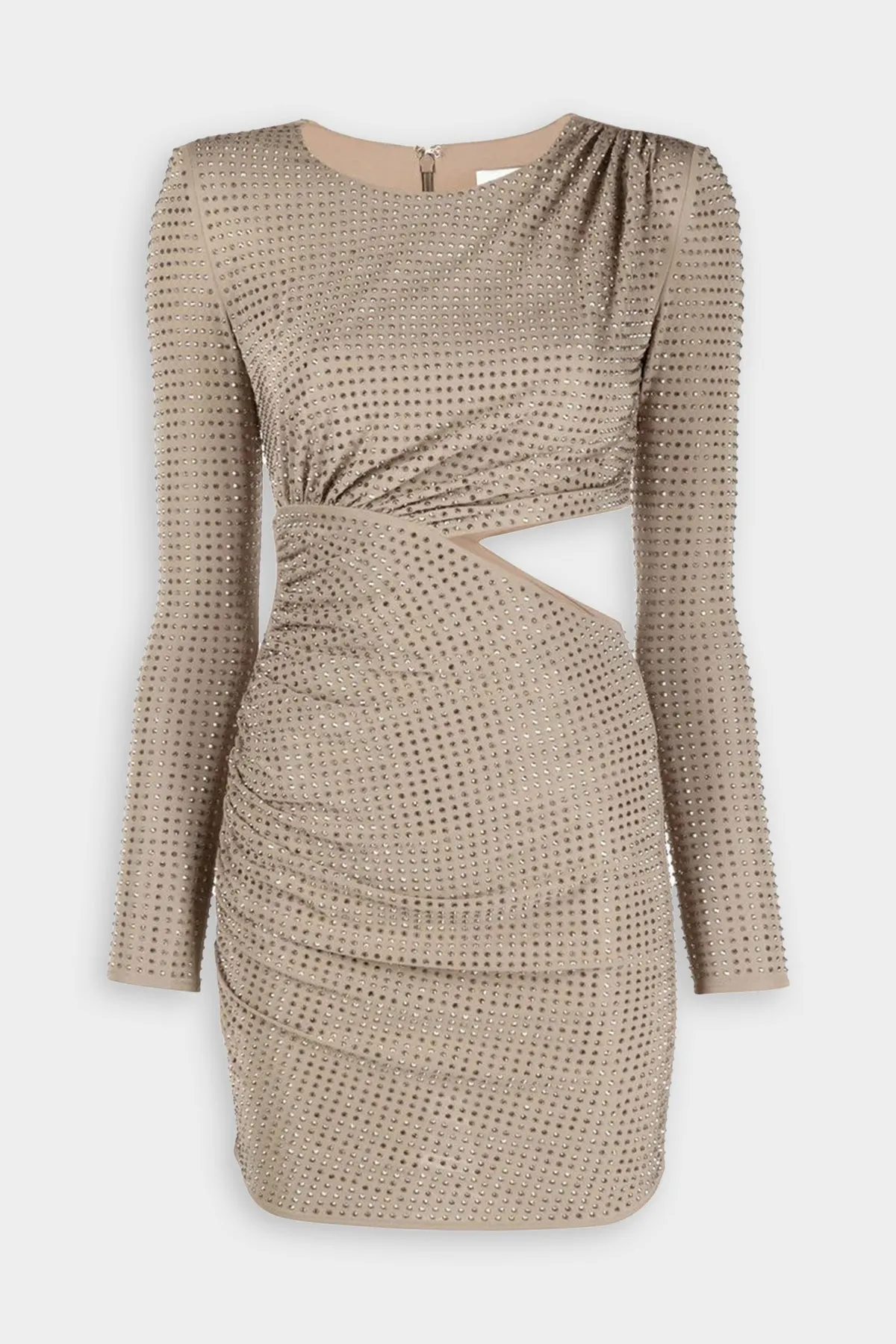 Grey Hot Fix Mini Dress