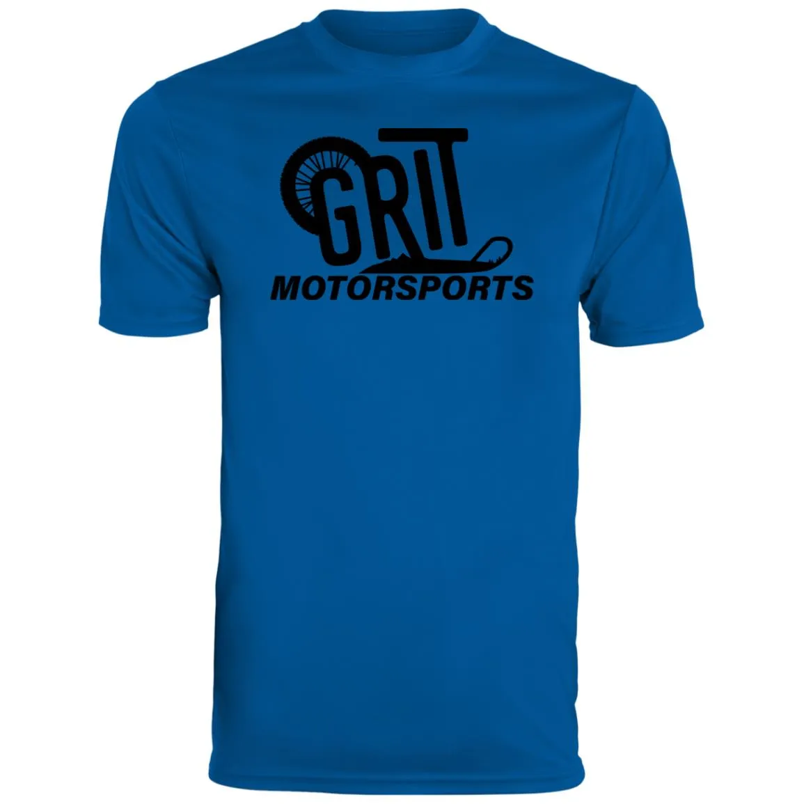 GRIT Black logo 790 Men's Moisture-Wicking Tee