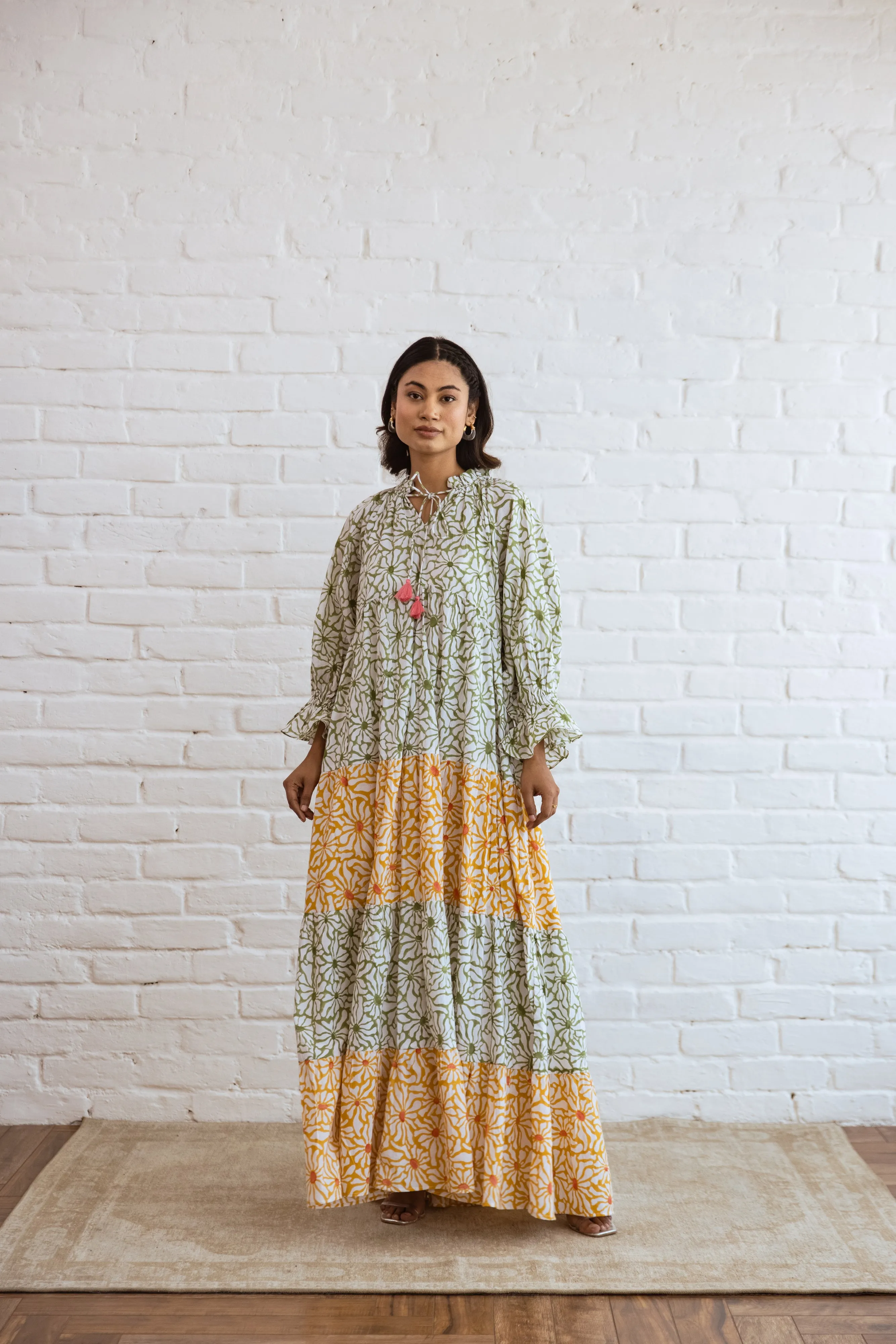 Gufel tier Ruffle Dress