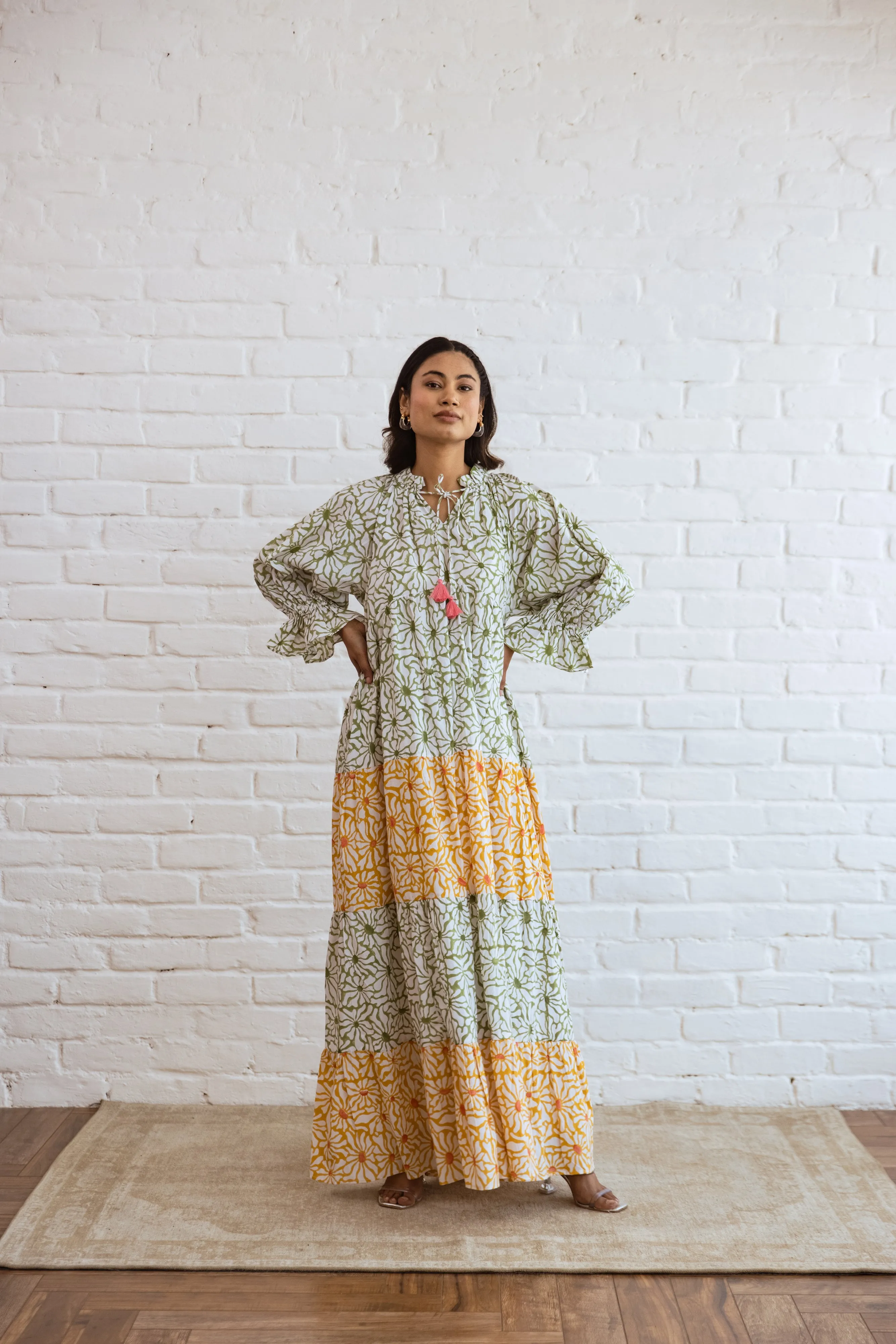 Gufel tier Ruffle Dress