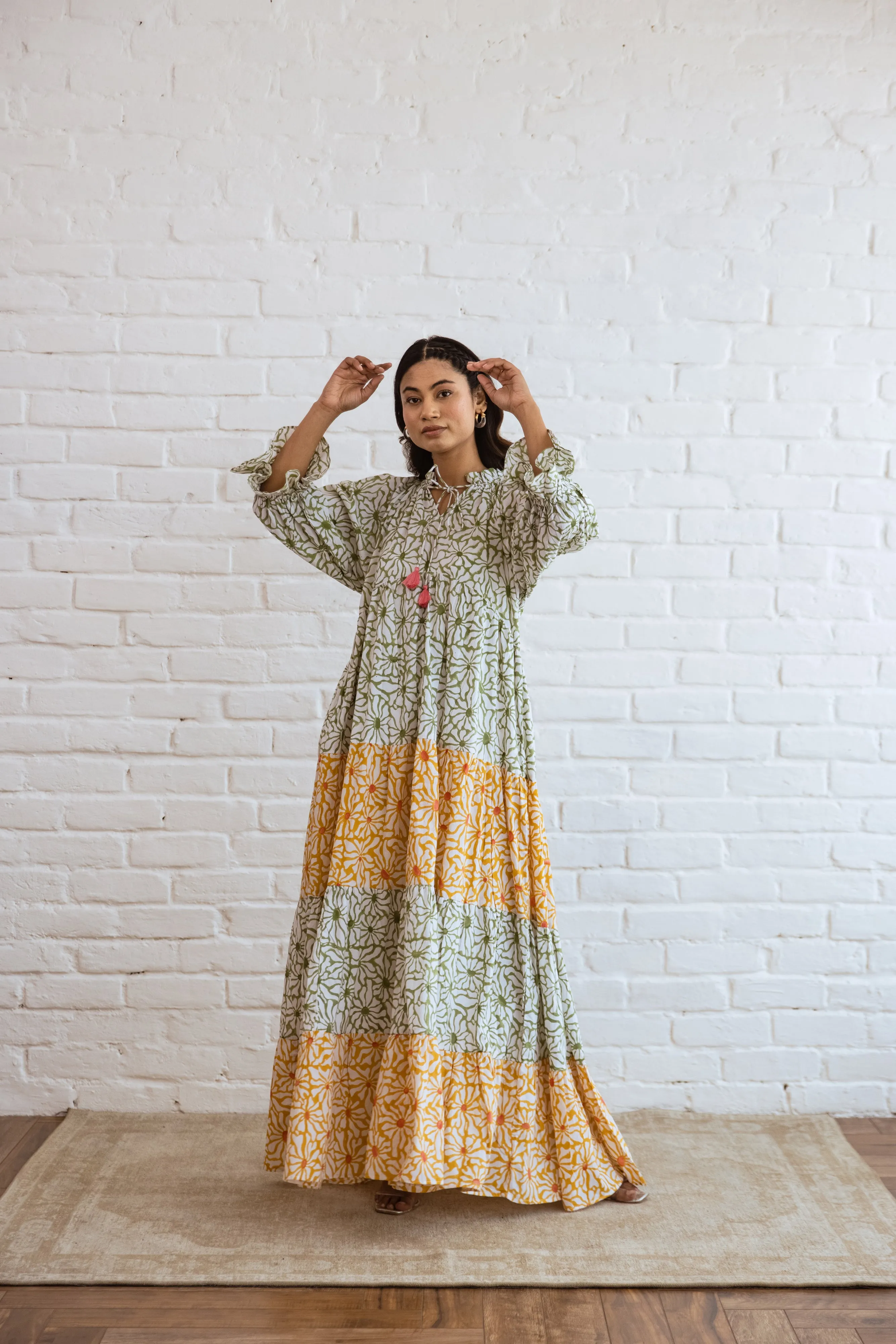 Gufel tier Ruffle Dress