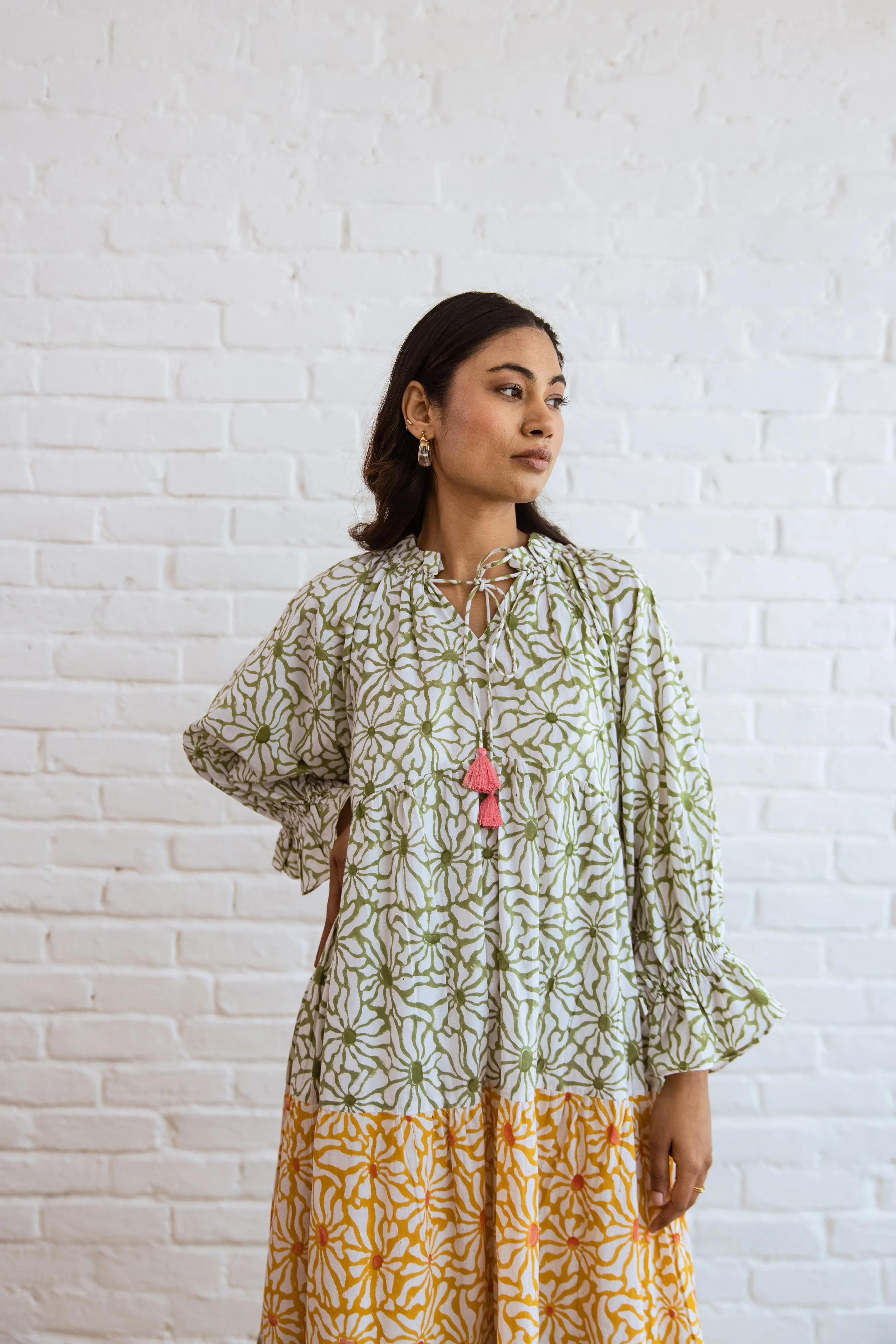 Gufel tier Ruffle Dress