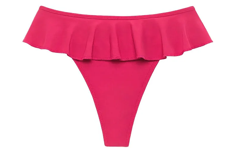 Hayden-Tamarindo Ruffle Bikini