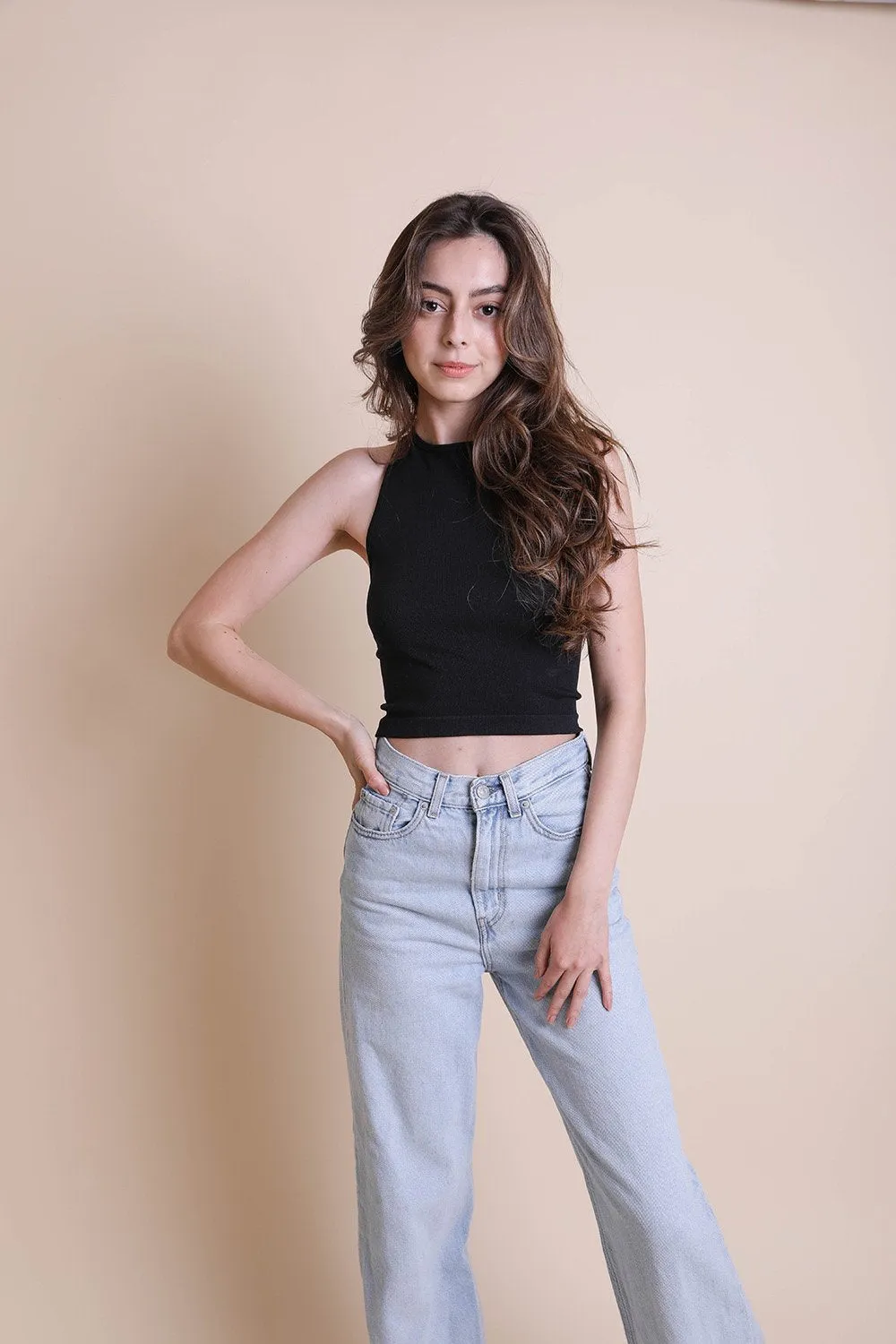 High Neck Racerback Brami - 6 colors