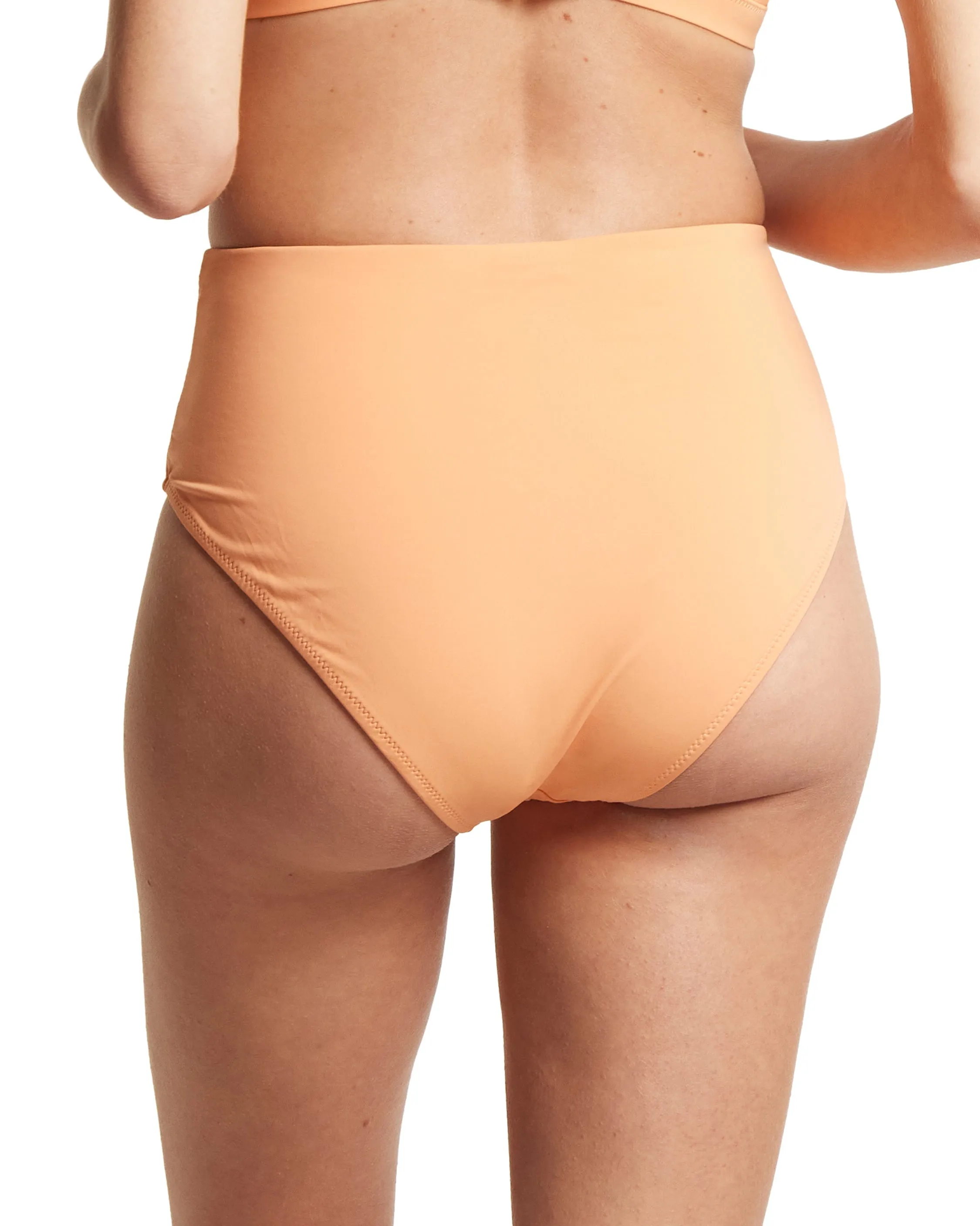 High Rise Cheeky Swimsuit Bottom Florence Orange