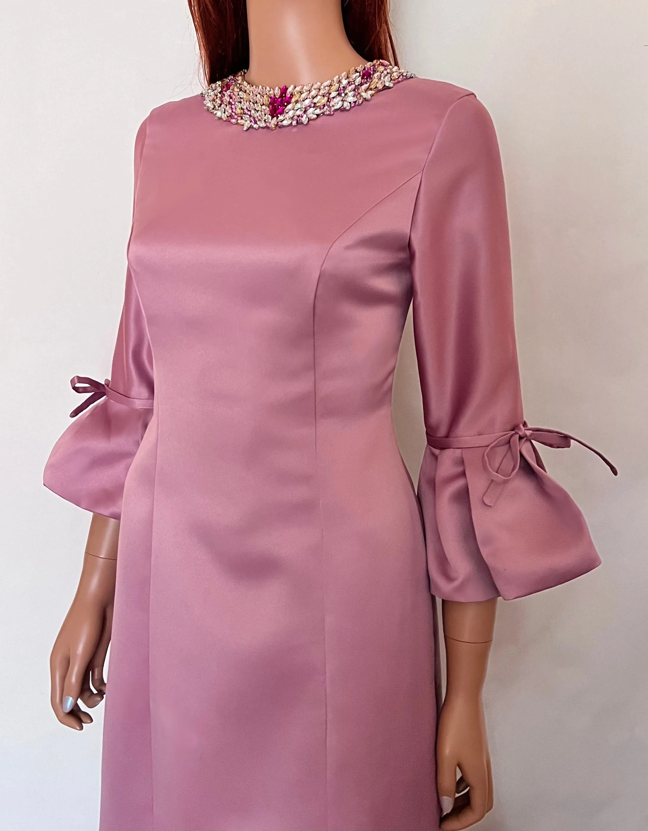 Icaria Champagne Modest Gown
