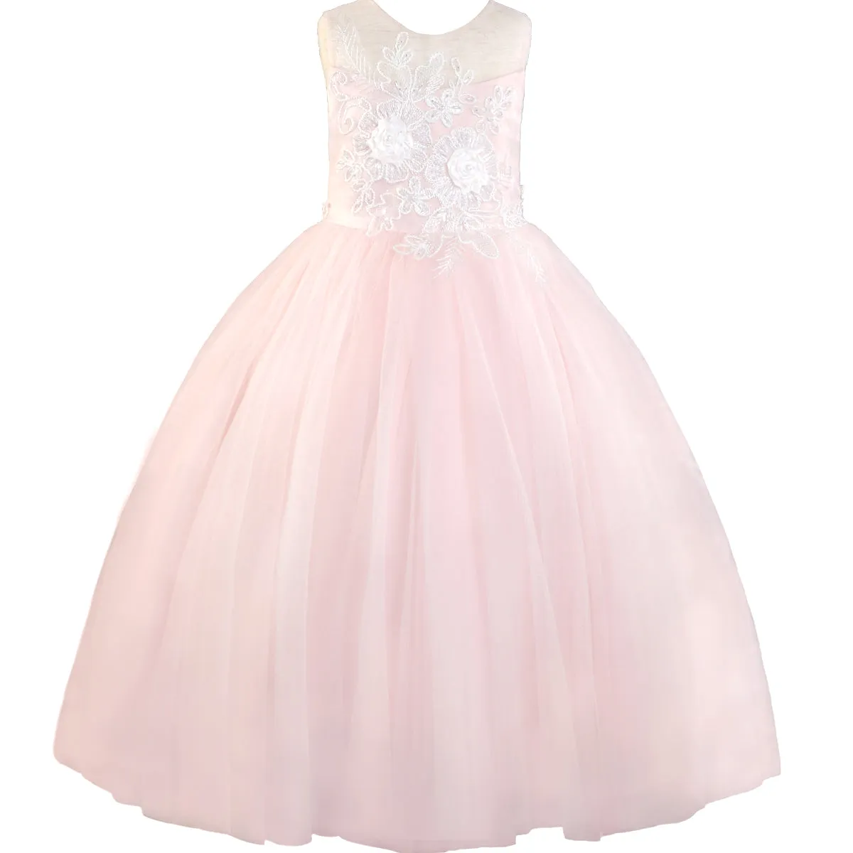 Illusion Lace Tulle Dress 2074