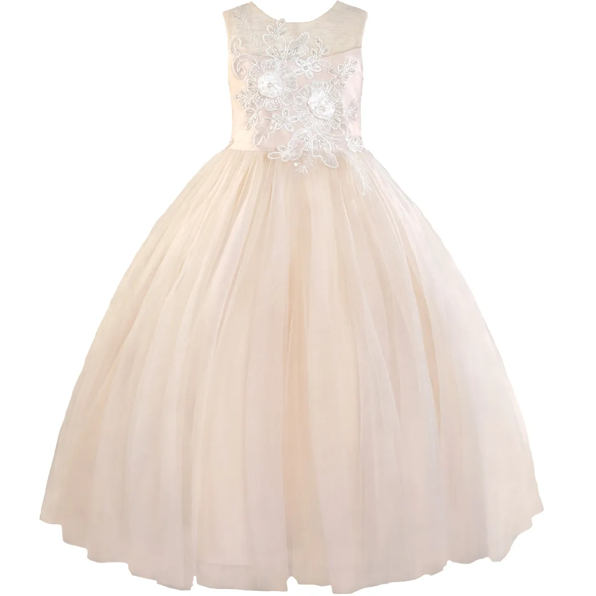 Illusion Lace Tulle Dress 2074