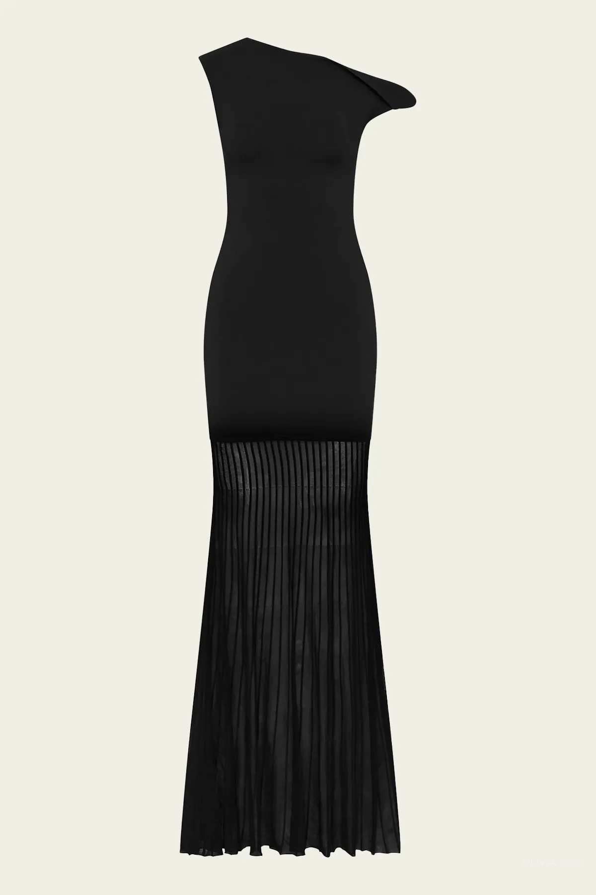 Indigo Twist Dress in Black