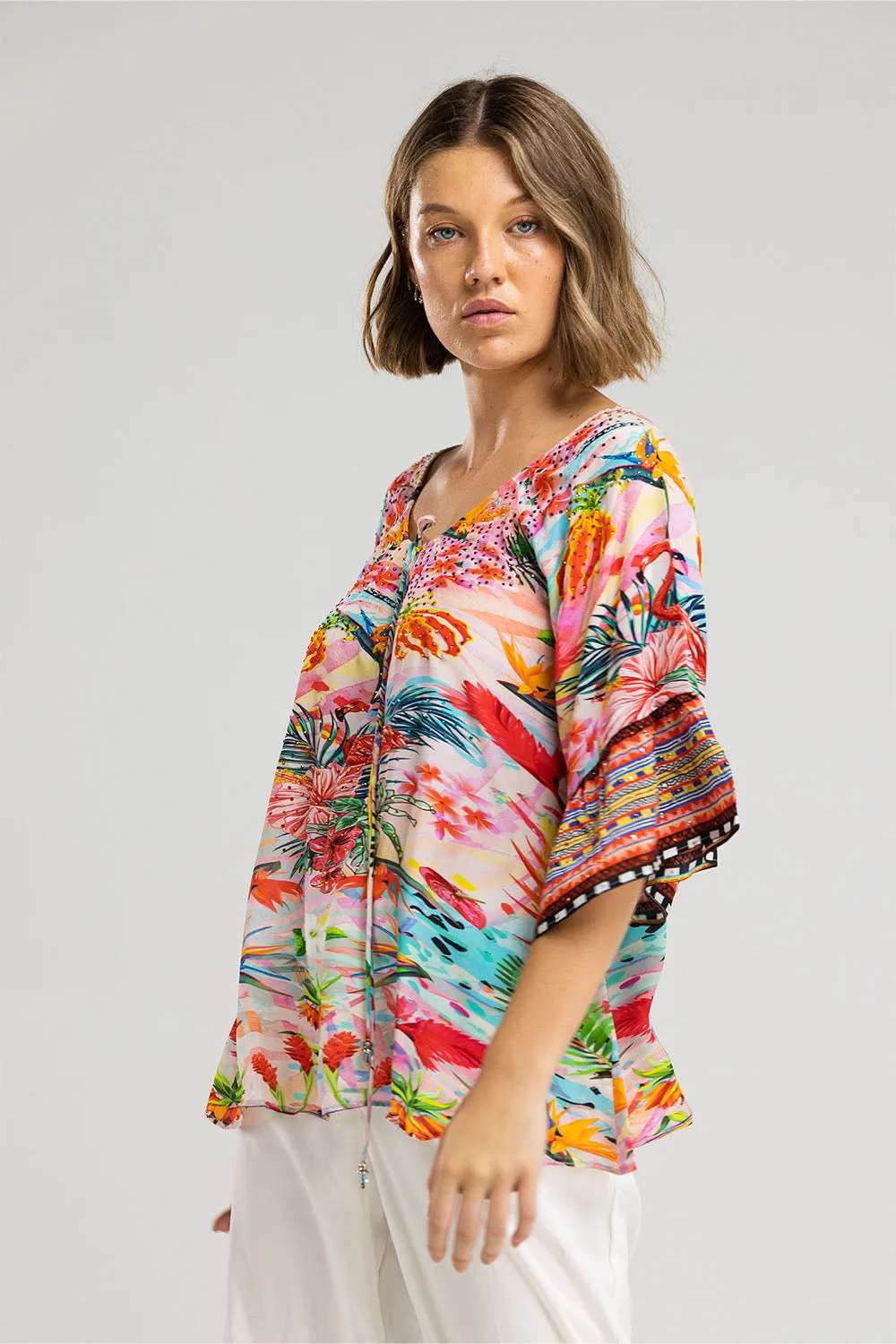 Inoa Boho Top Jardin De Paris I22s15