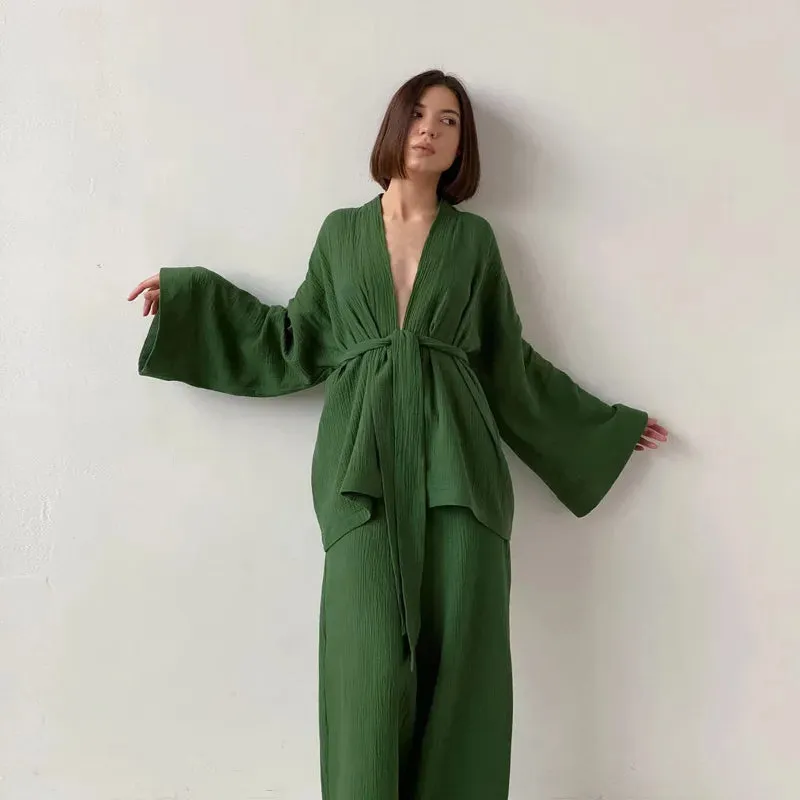 Ira Kimono Set with Pants