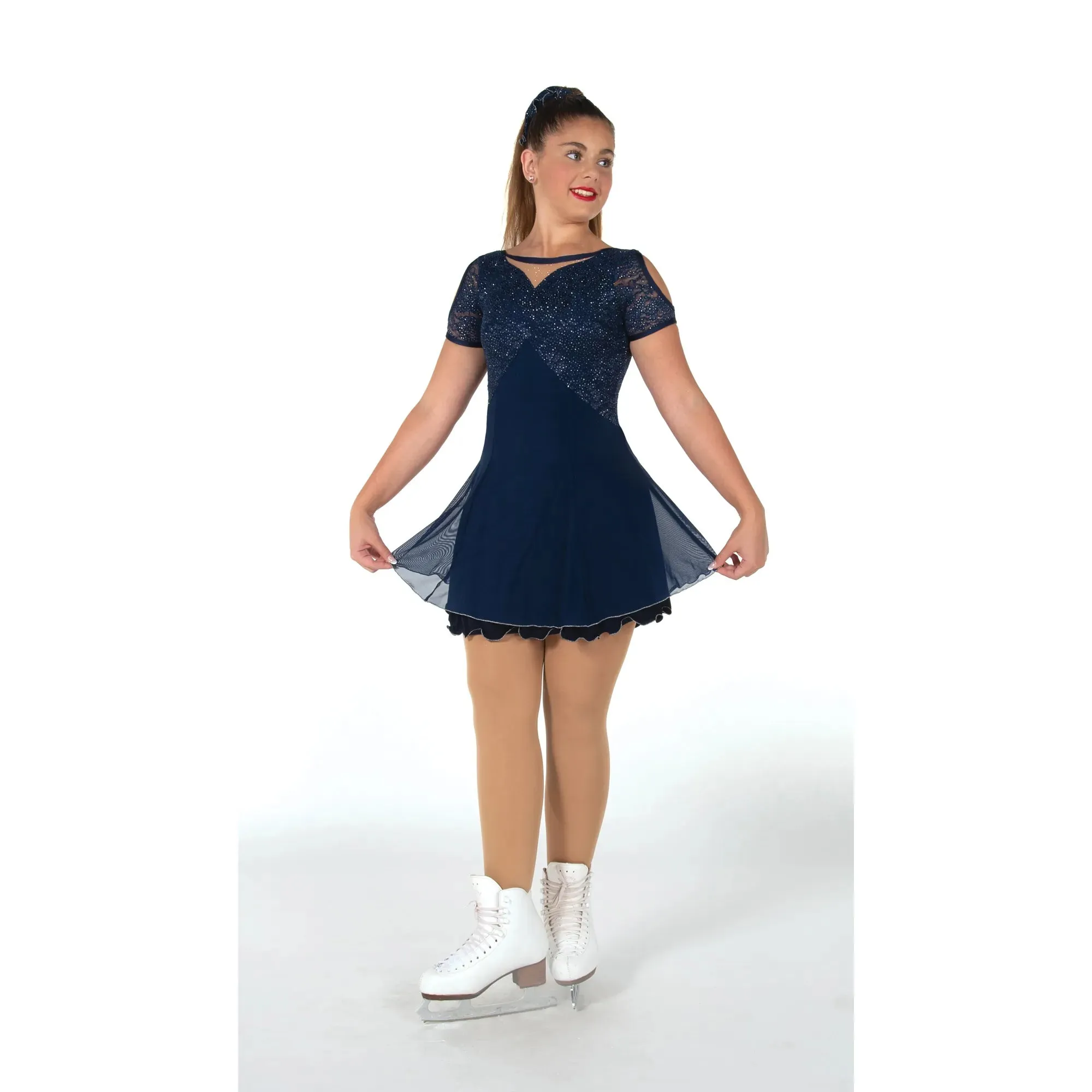 J550/24 Empiresque Dress- NAVY BLUE