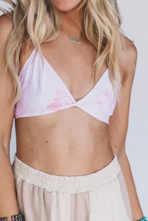 Justina Tie Dye Bralette - Pink
