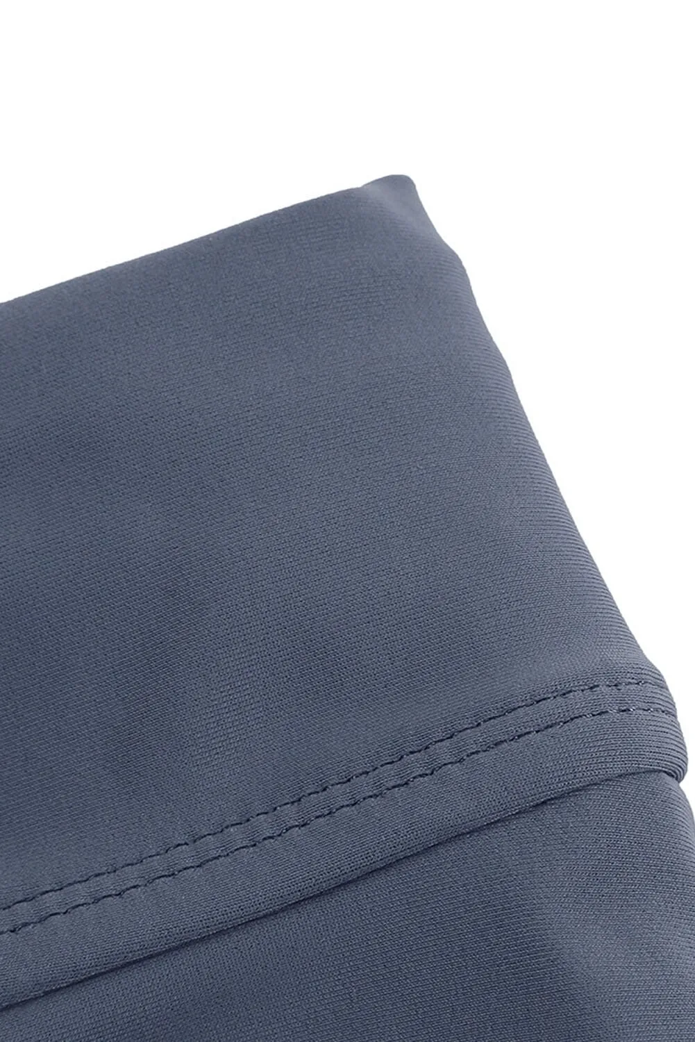 Kalea Boutique Plus Size Grey Skirted Skort Swim Bikini Mini Skirt Bottoms