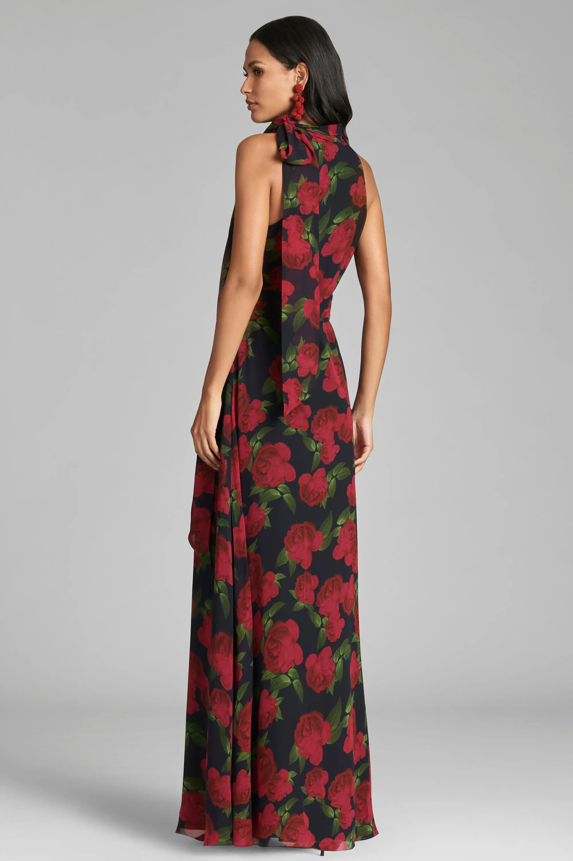 Kayla Gown - Ruby Tea Roses - Final Sale
