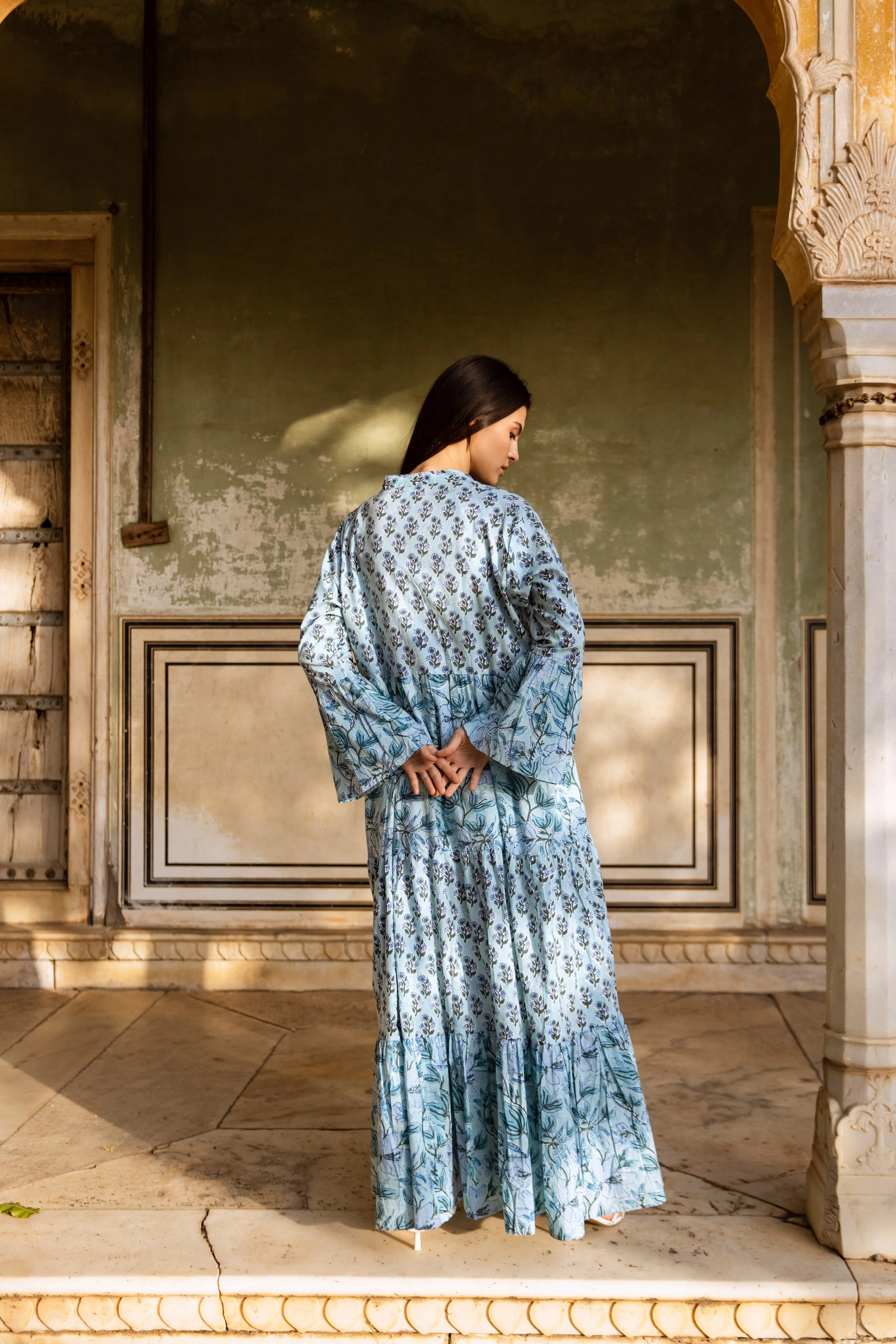 Keyali tier Ruffle Dress