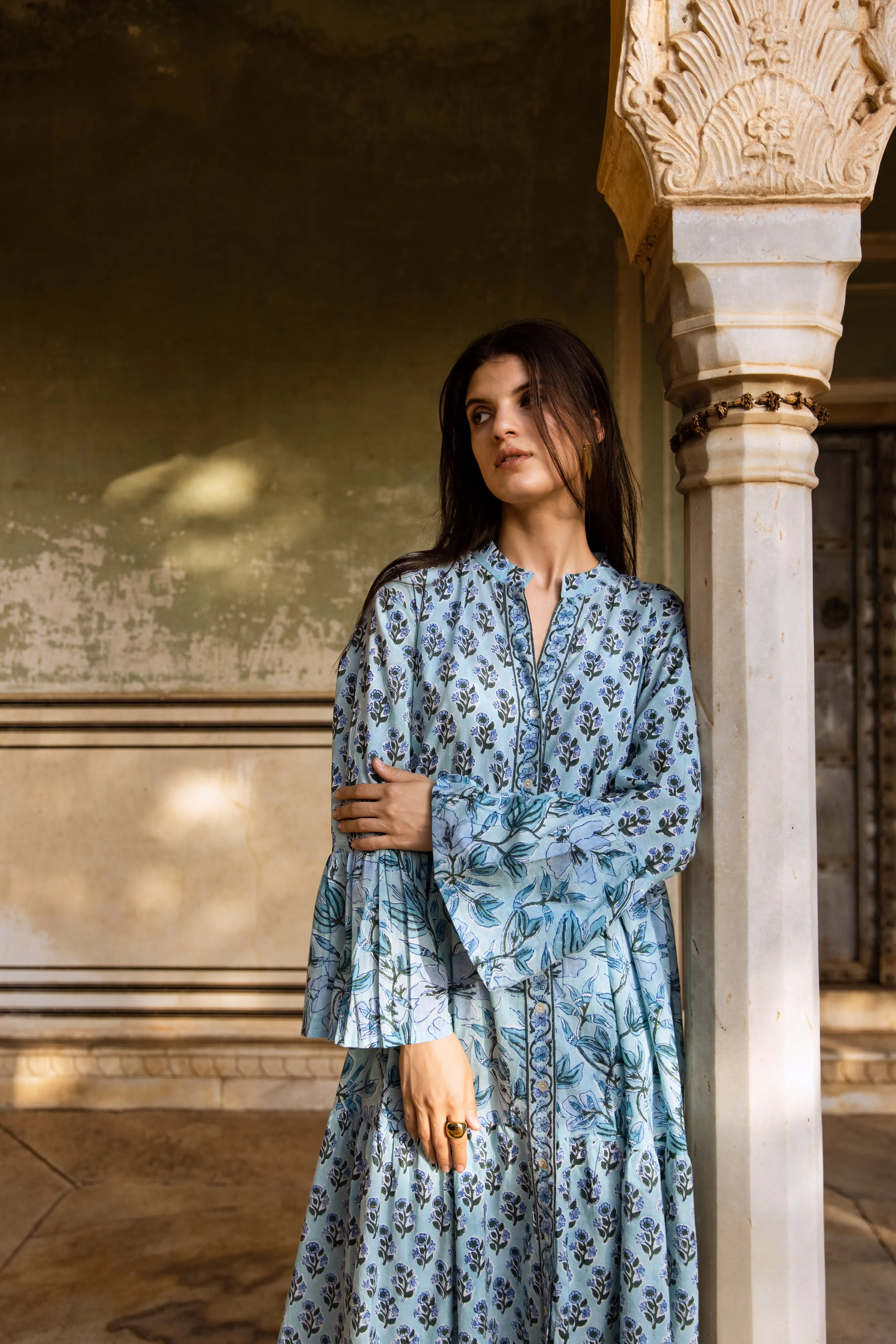 Keyali tier Ruffle Dress