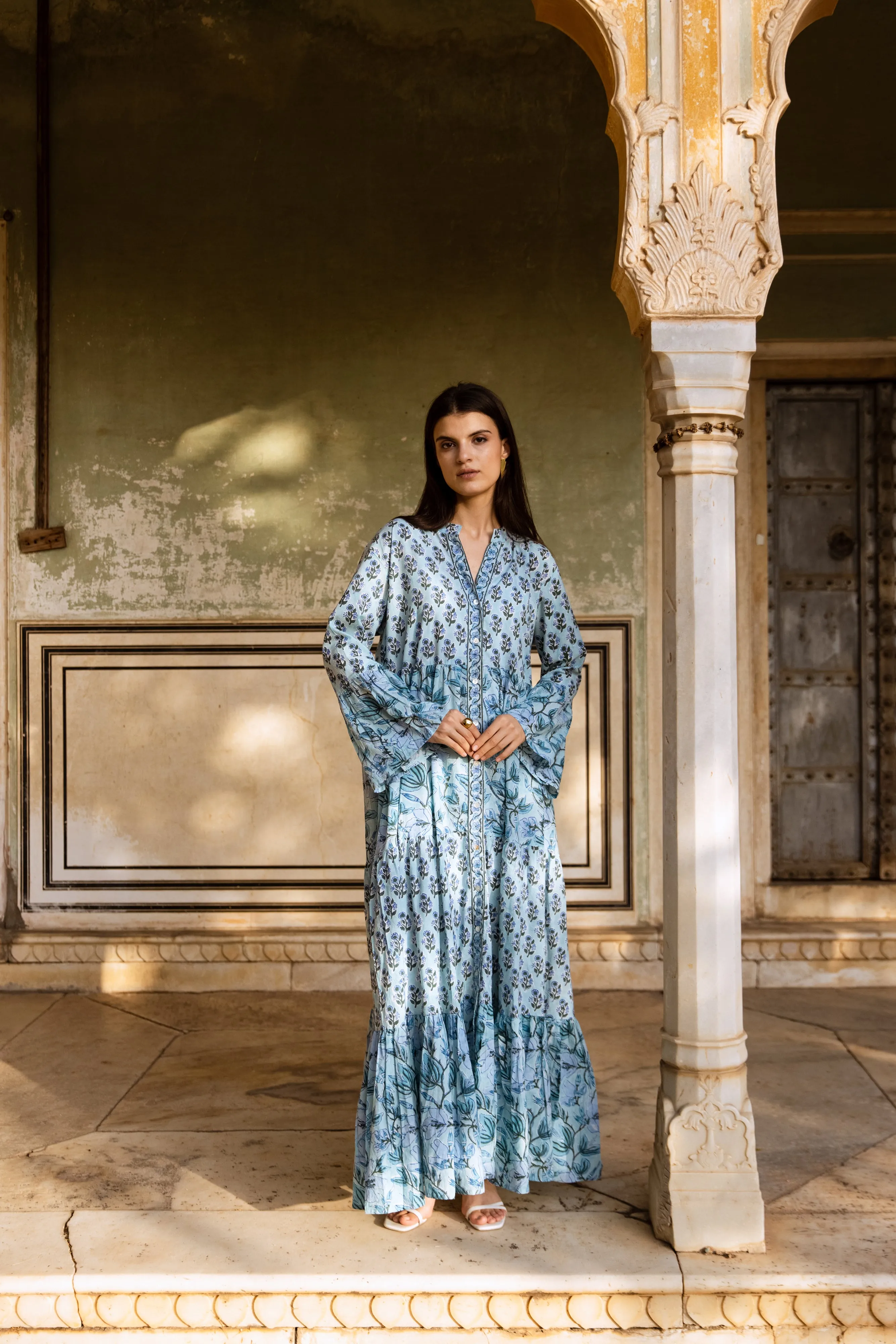 Keyali tier Ruffle Dress