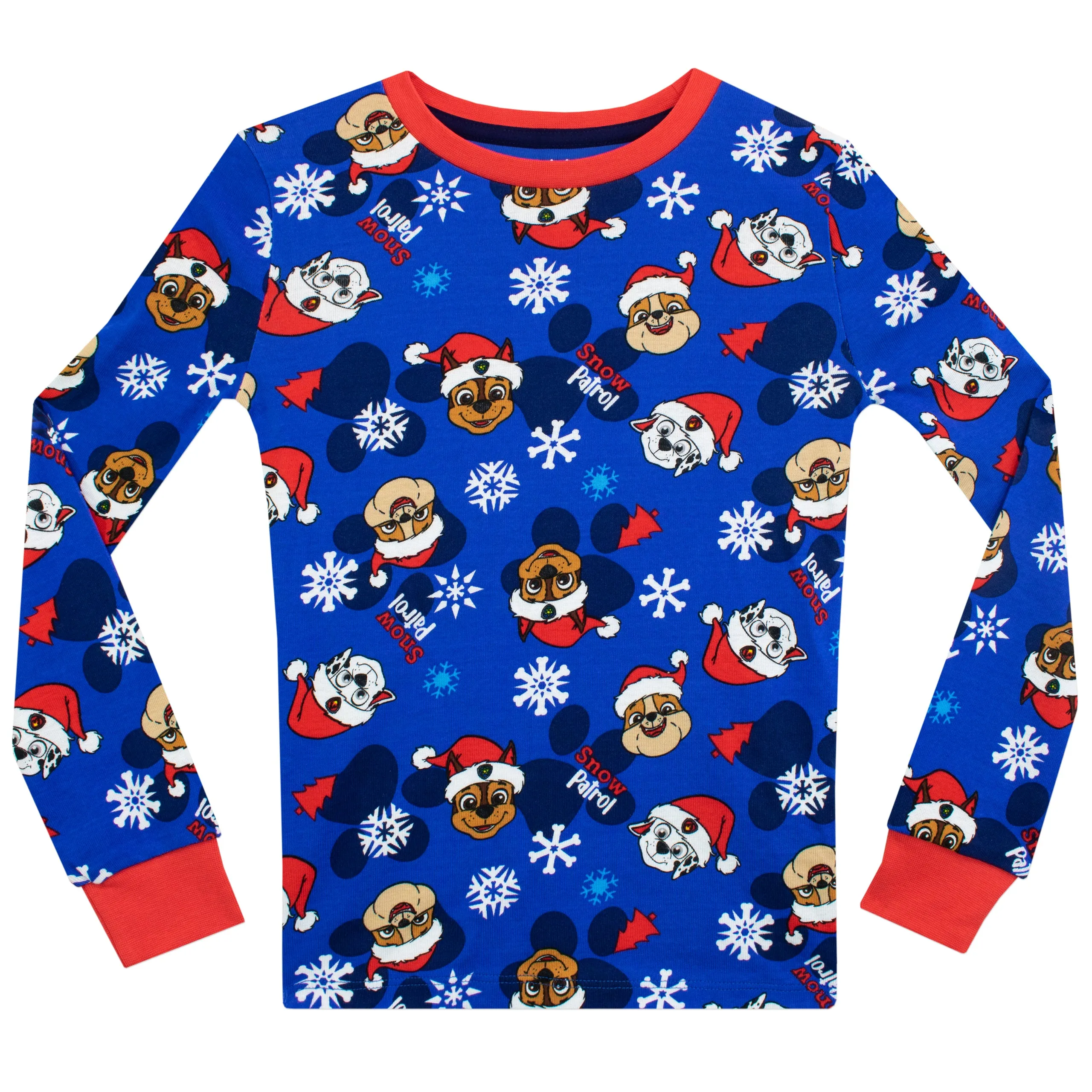 Kids Paw Patrol Christmas Pajamas - Chase, Marshall, Rubble
