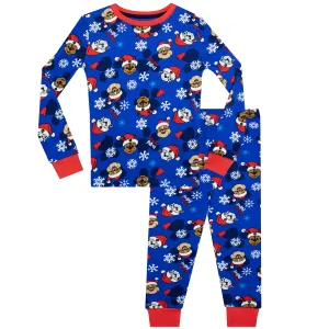 Kids Paw Patrol Christmas Pajamas - Chase, Marshall, Rubble