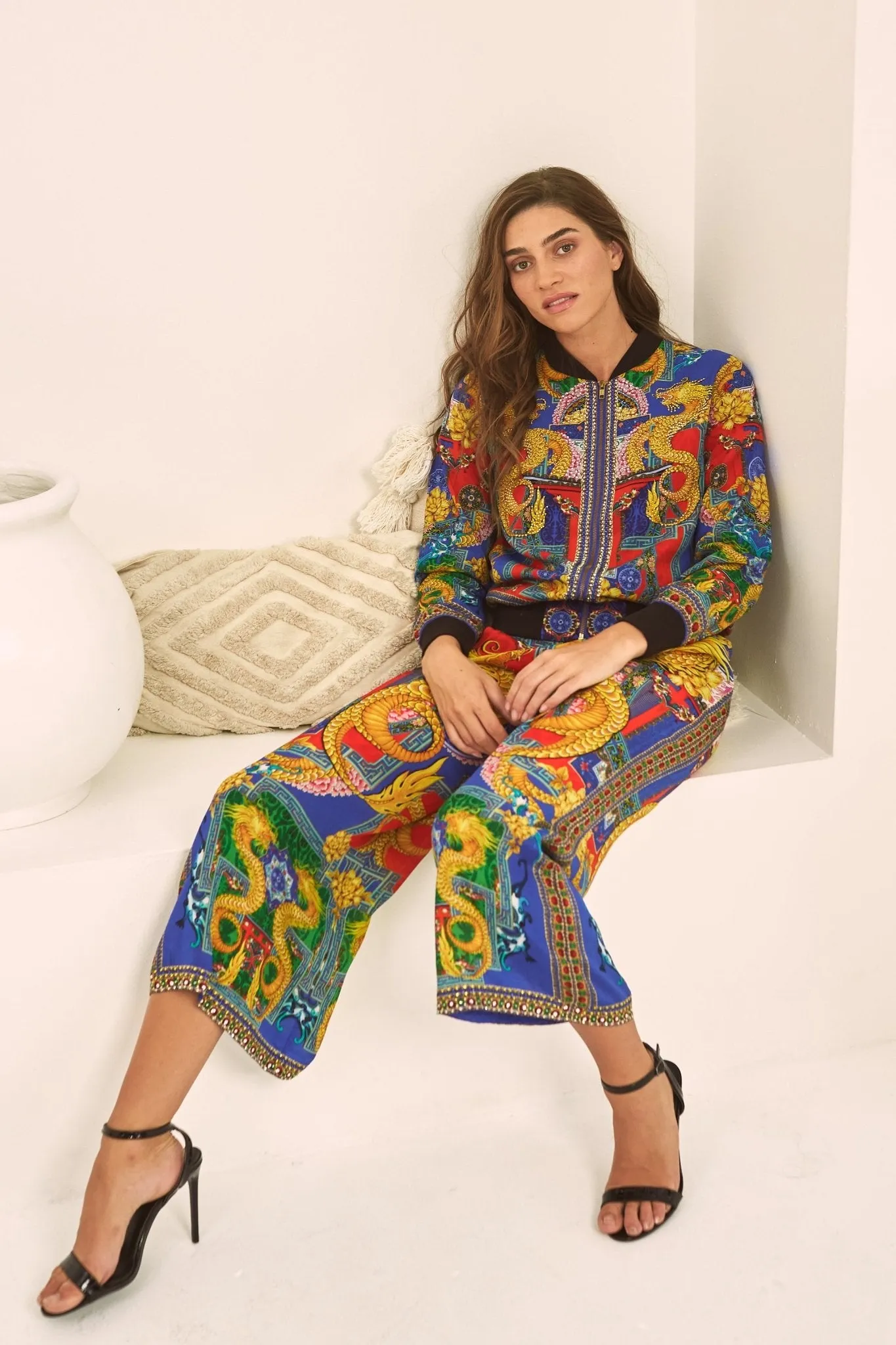 KINGDOM OF DRAGONS PALAZZO PANTS