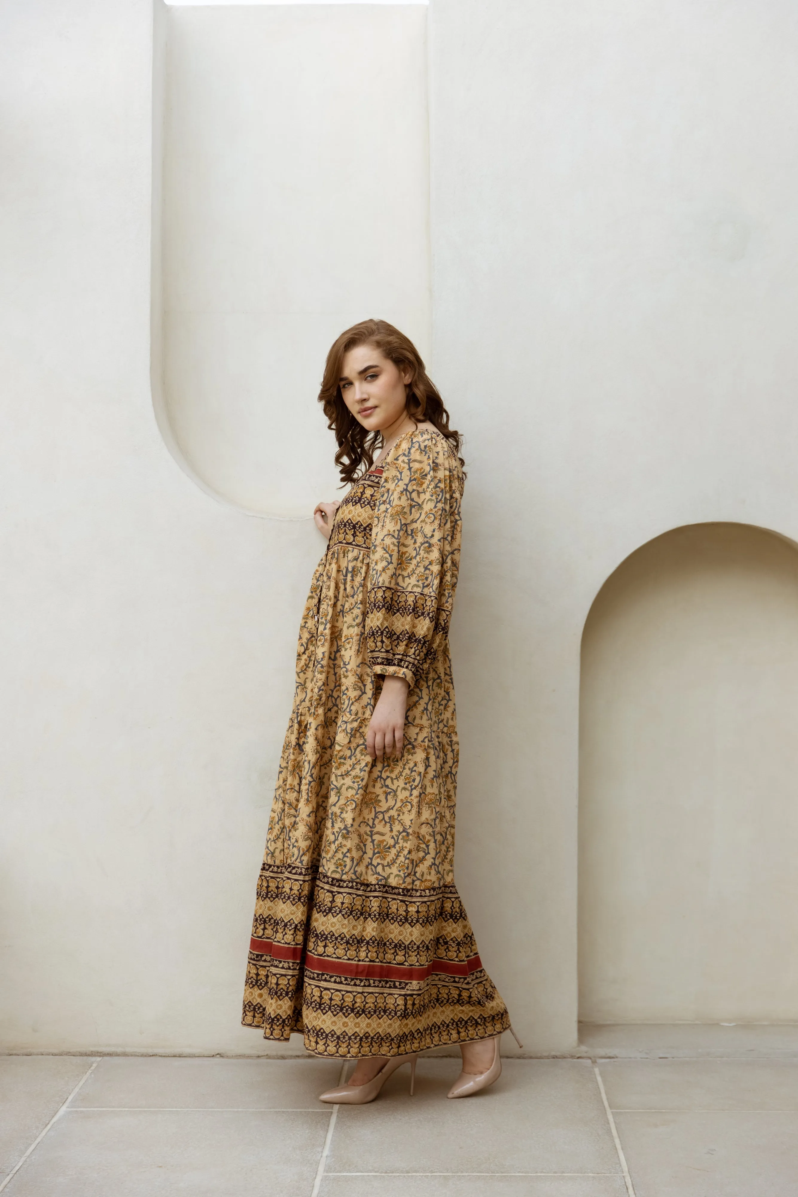 Kiyarah Tier Ruffle Dress
