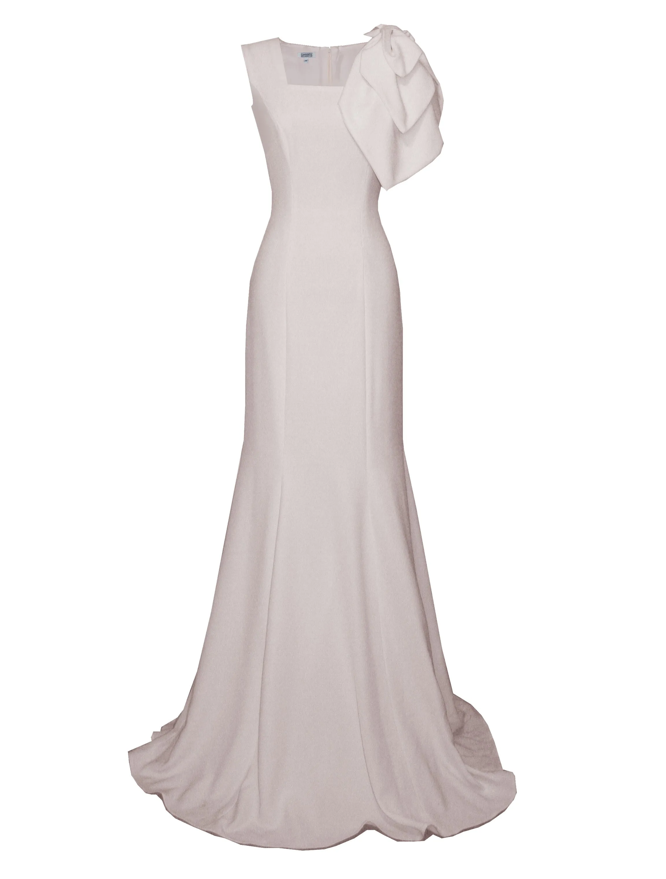 Kolby Modern Minimalist Wedding Gown