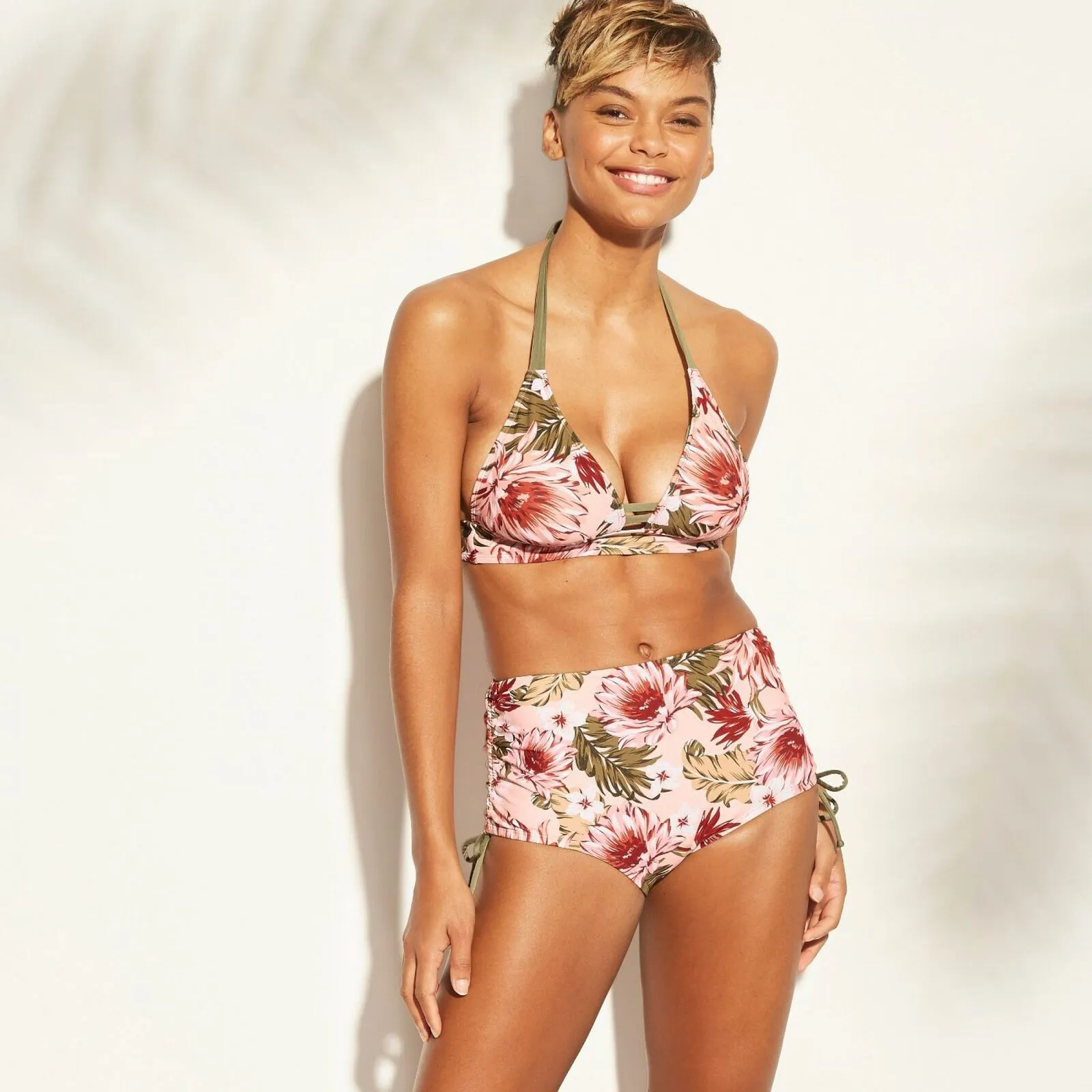 Kona Sol Women's Full Coverage High Waist Bikini Bottom