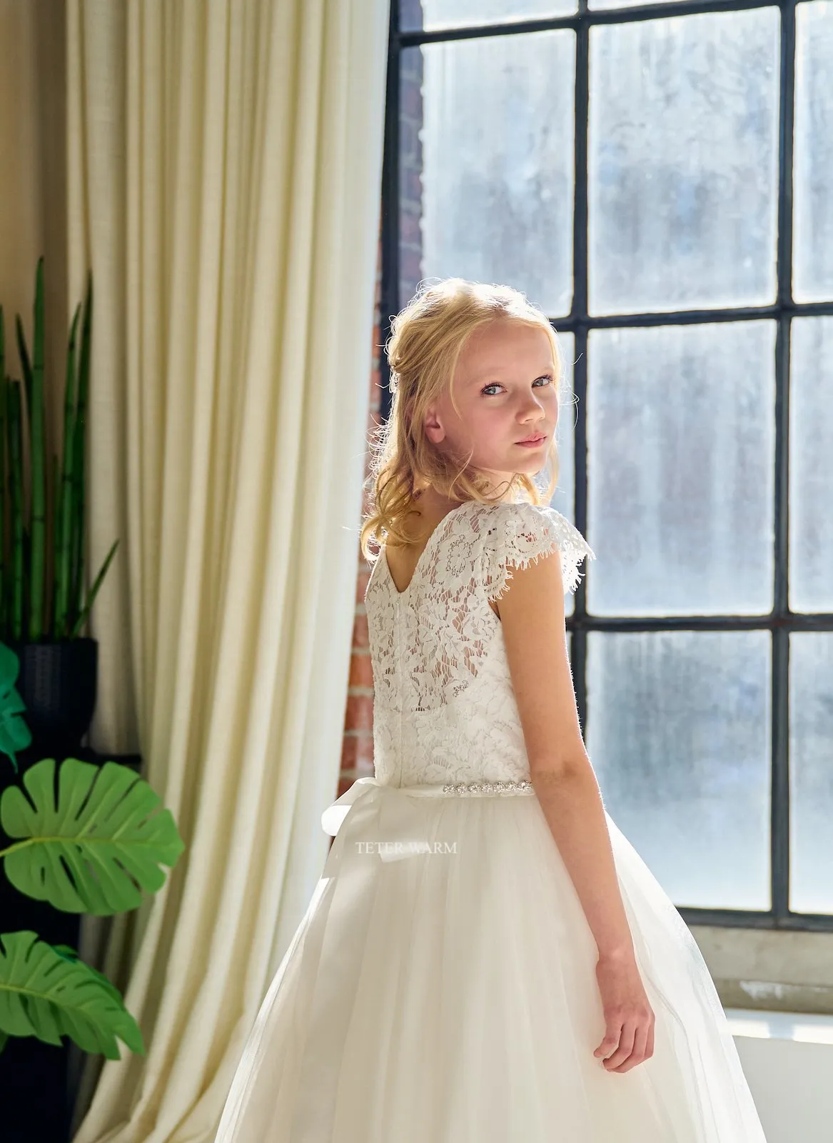 Lace Tulle Dress ES76
