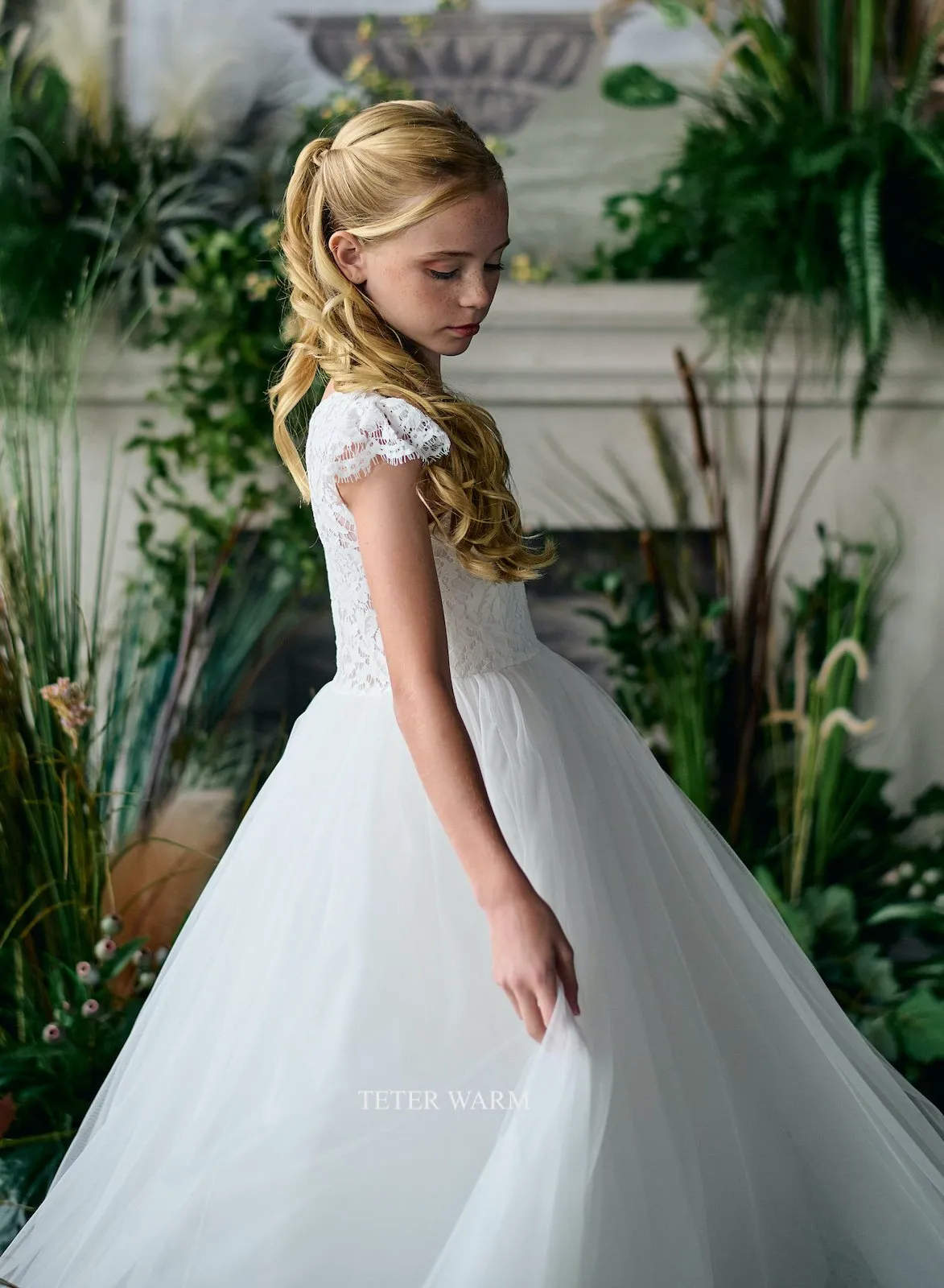 Lace Tulle Dress ES76
