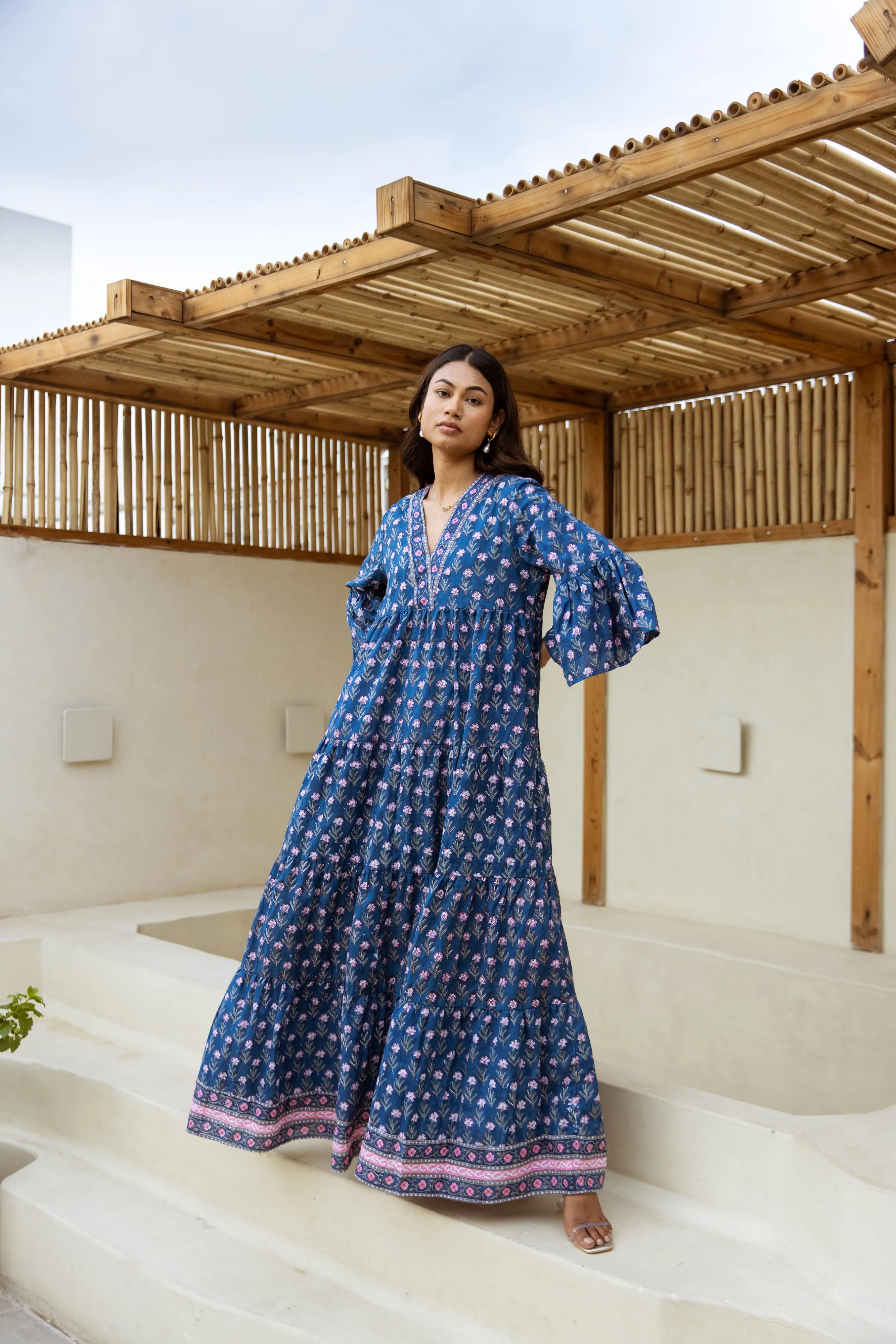 Laika Tier Ruffle Dress