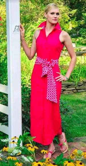 LAUREN DRESS IN PEONY
