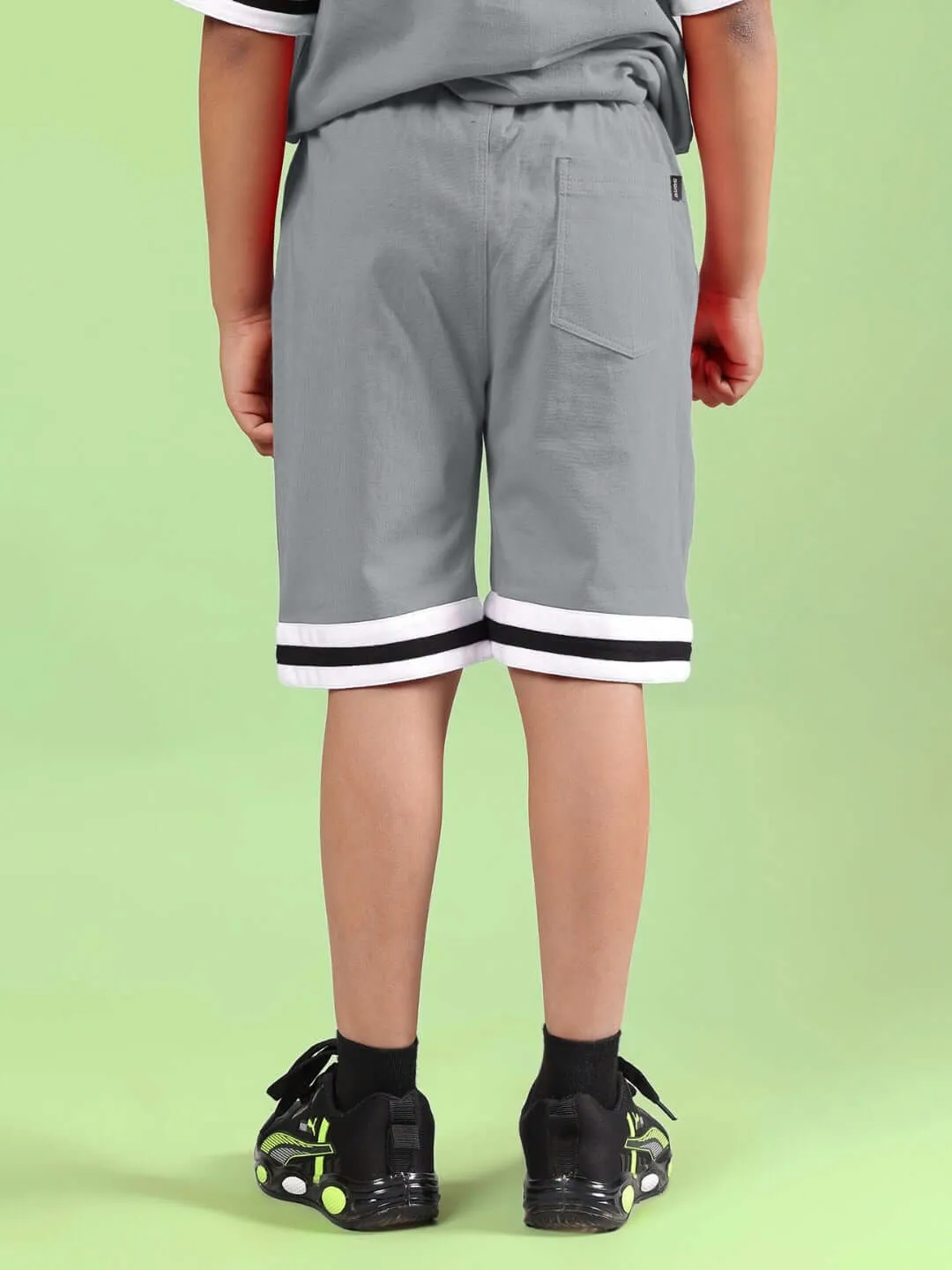 LETS GO PLAY SHORTS FOR BOYS & GIRLS (GREY)