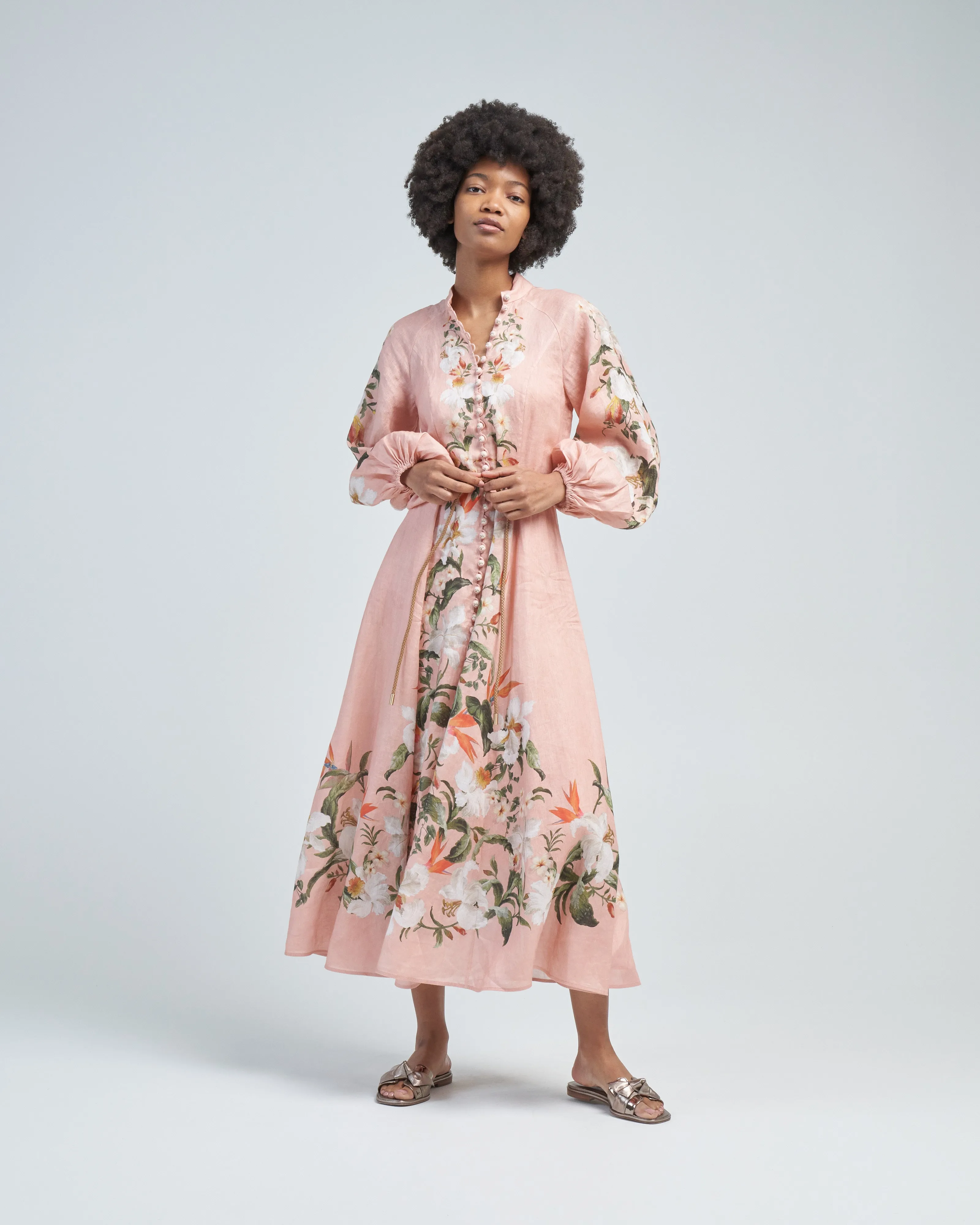 lexi billow long dress