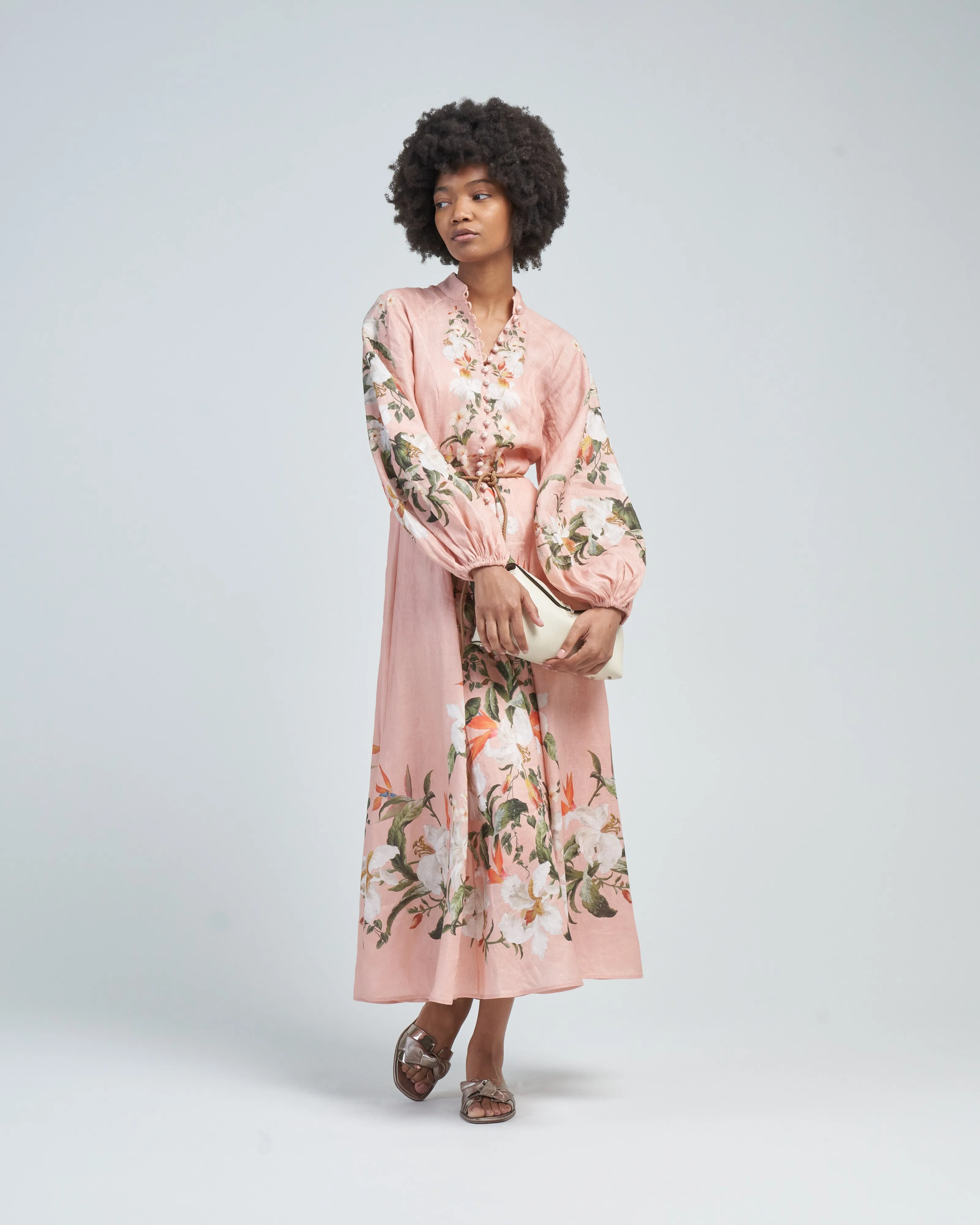 lexi billow long dress