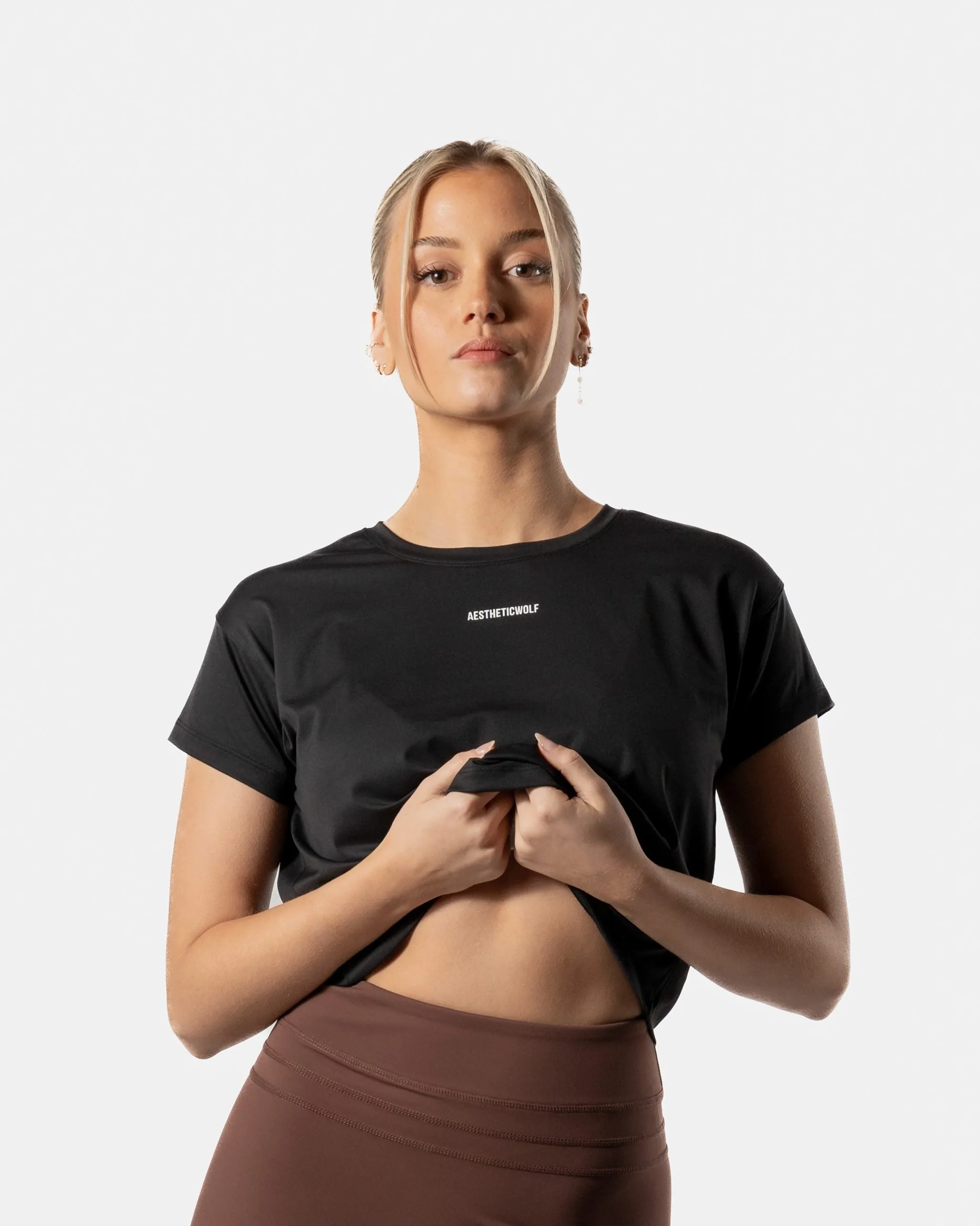 Lift Crop Top Black