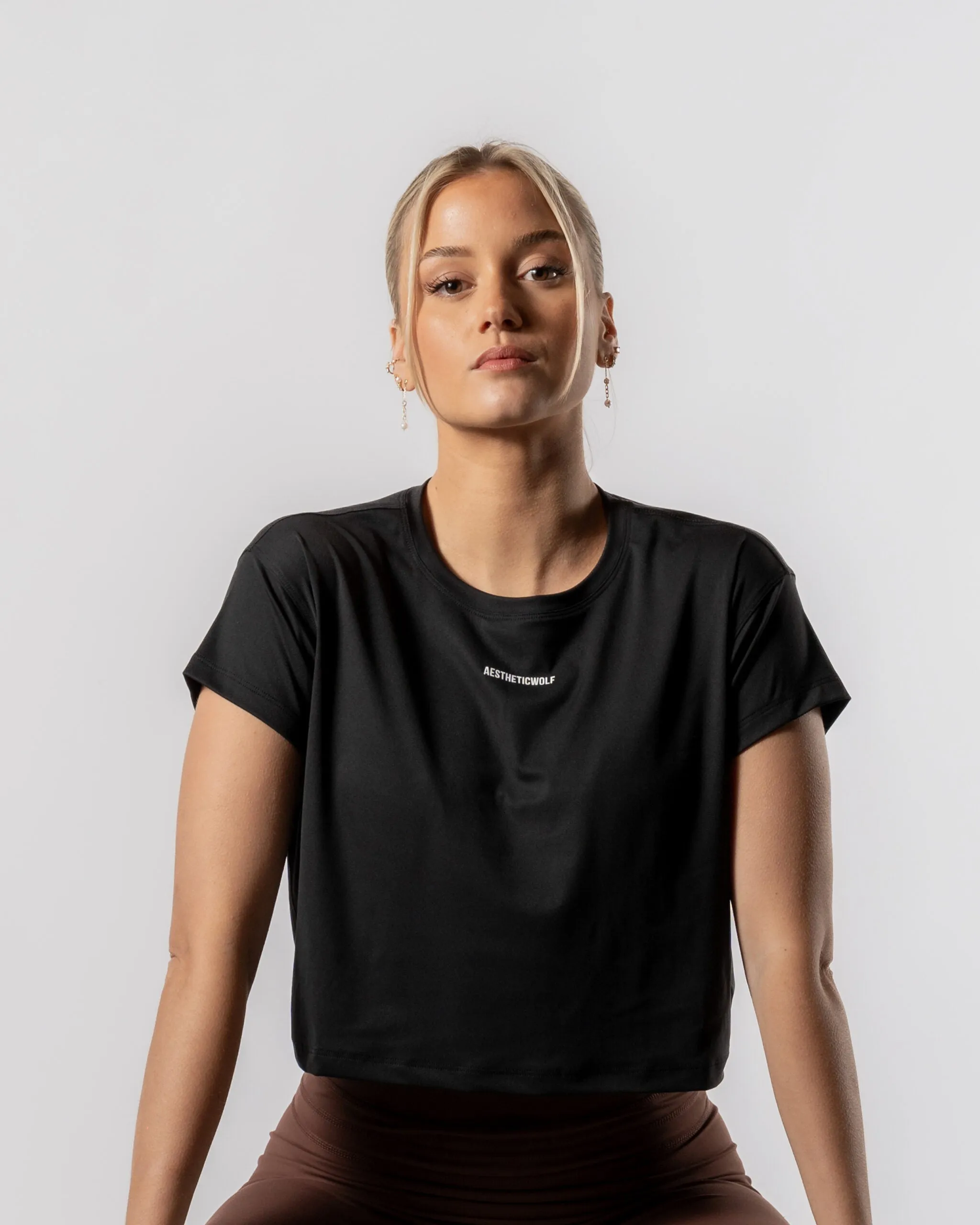 Lift Crop Top Black