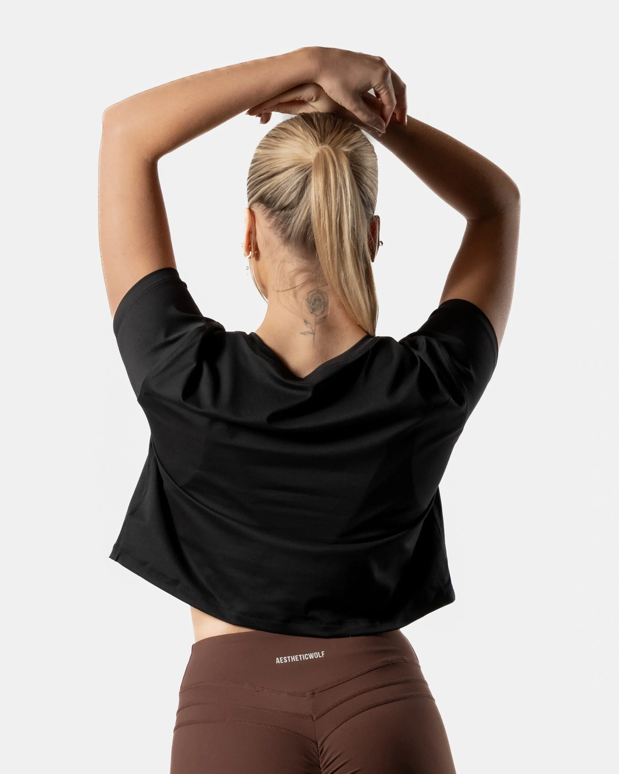 Lift Crop Top Black