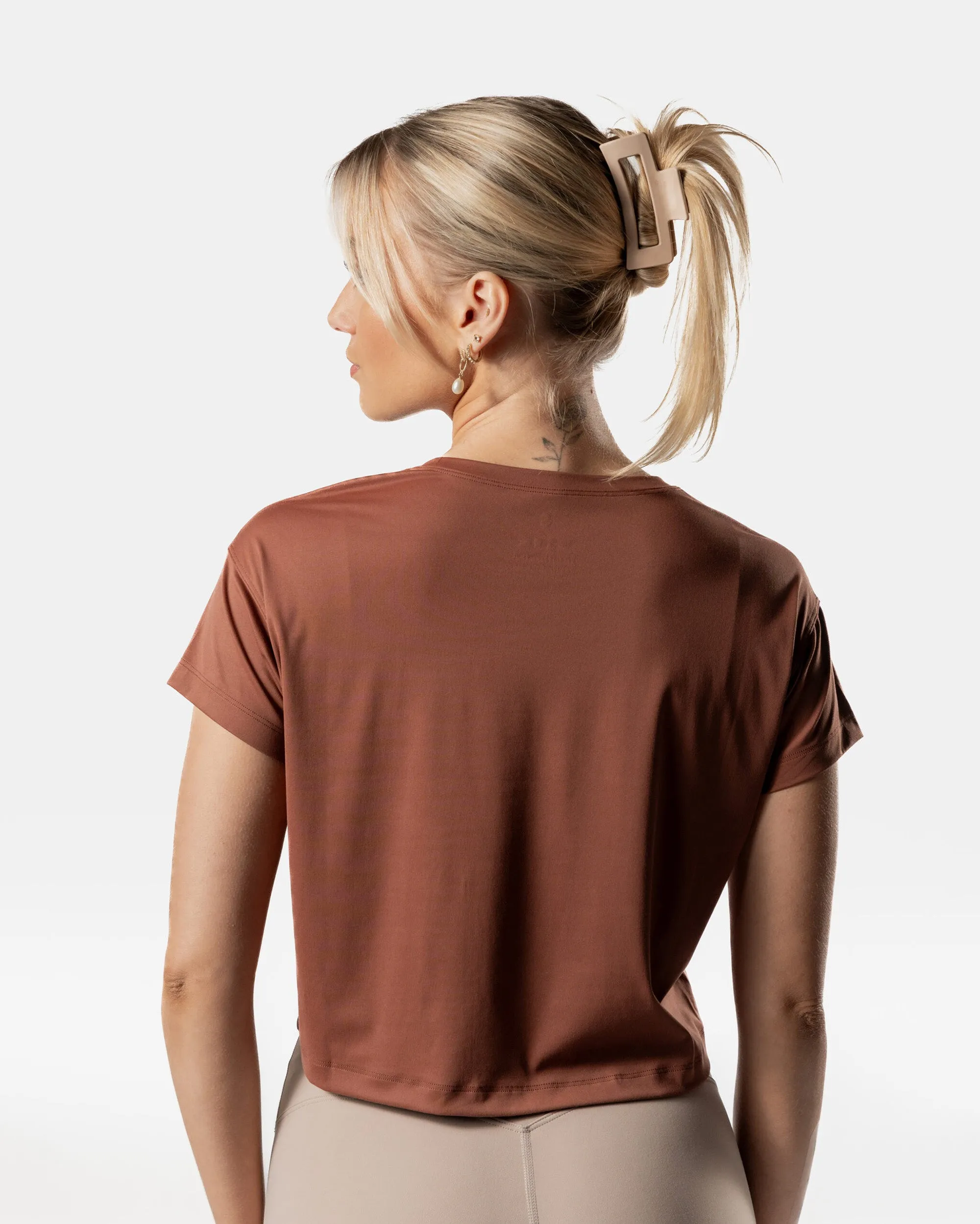 Lift Crop Top Cocoa