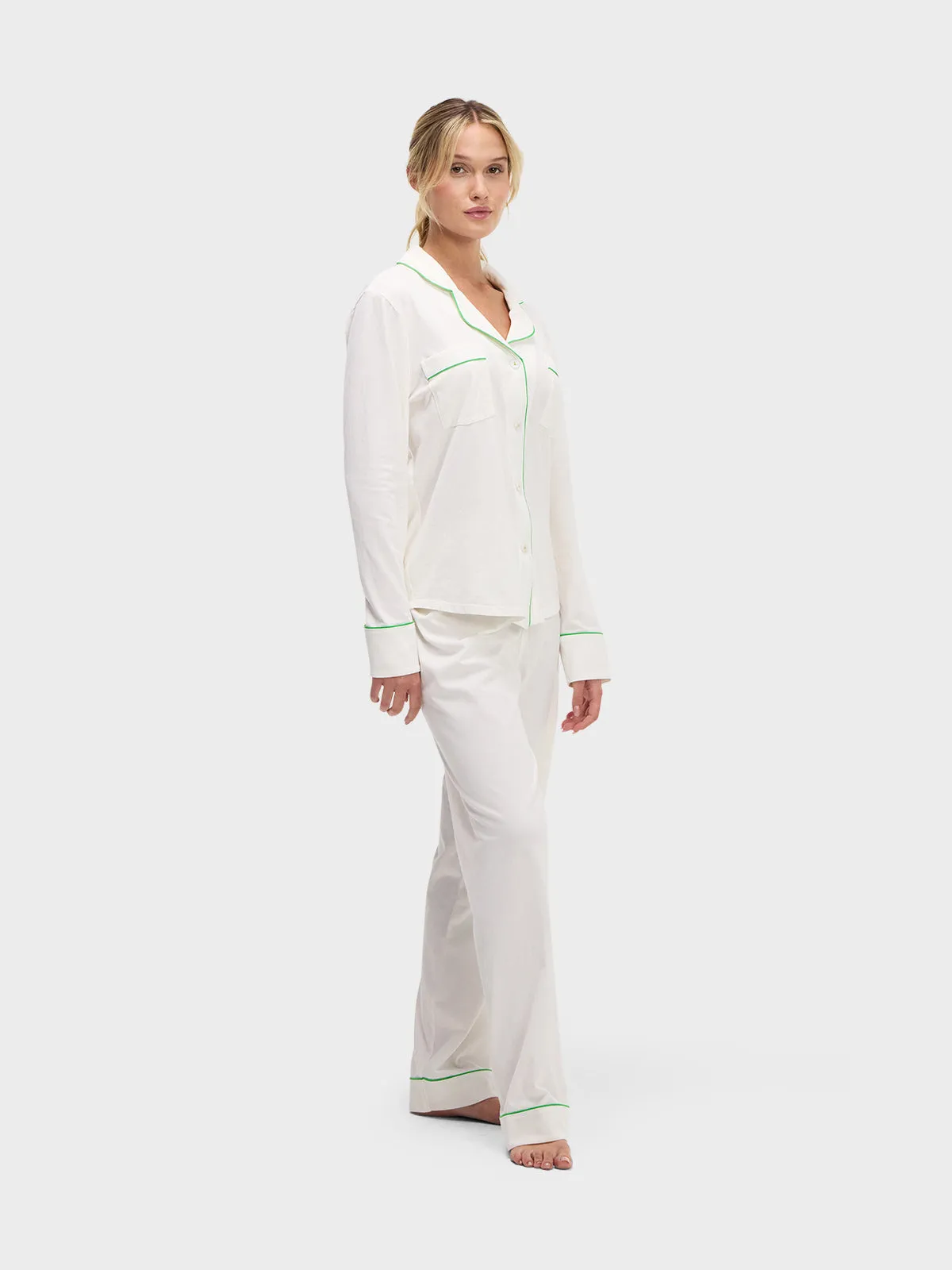 LONG SLEEVE PAJAMA SET: TEE TIME