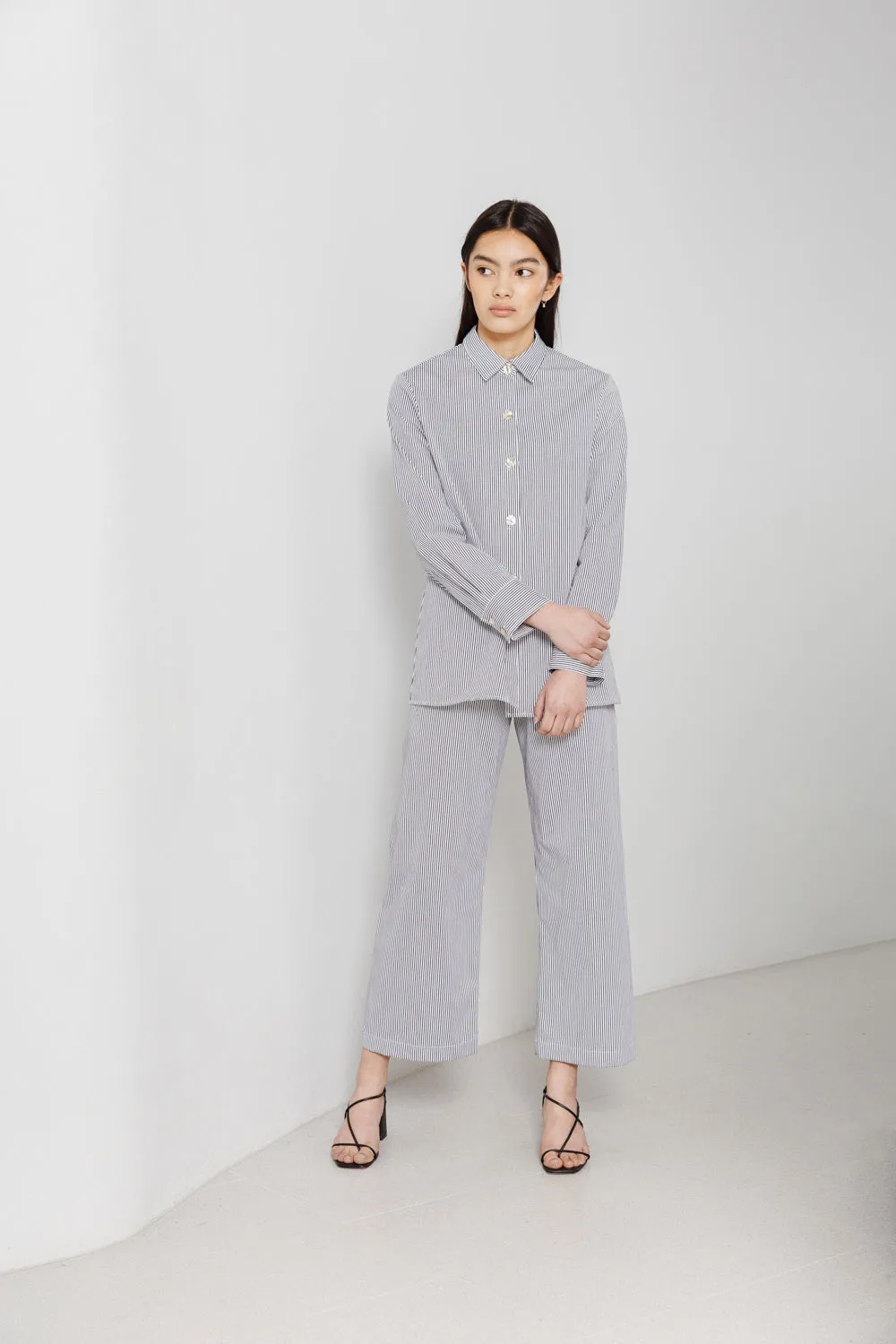 long sleeve shirt, stripe