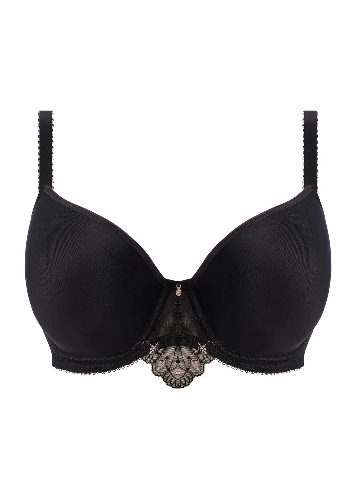 Loveland Moulded Plunge Bra In Boudoir Noir - Freya