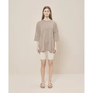 Lunar Luxe Shorts 8 - Oatmeal